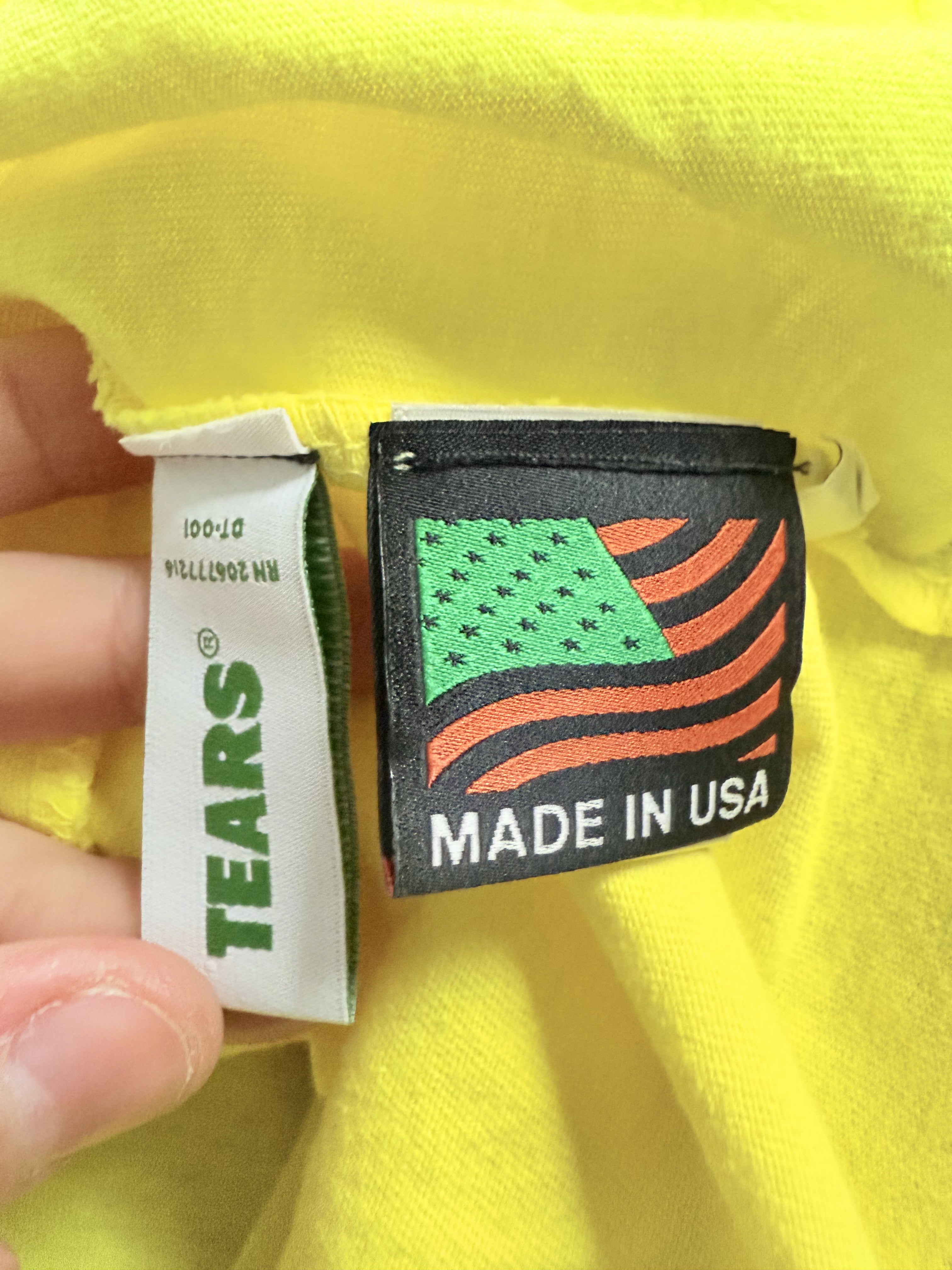 Denim Tears America Tee Yellow Used Small