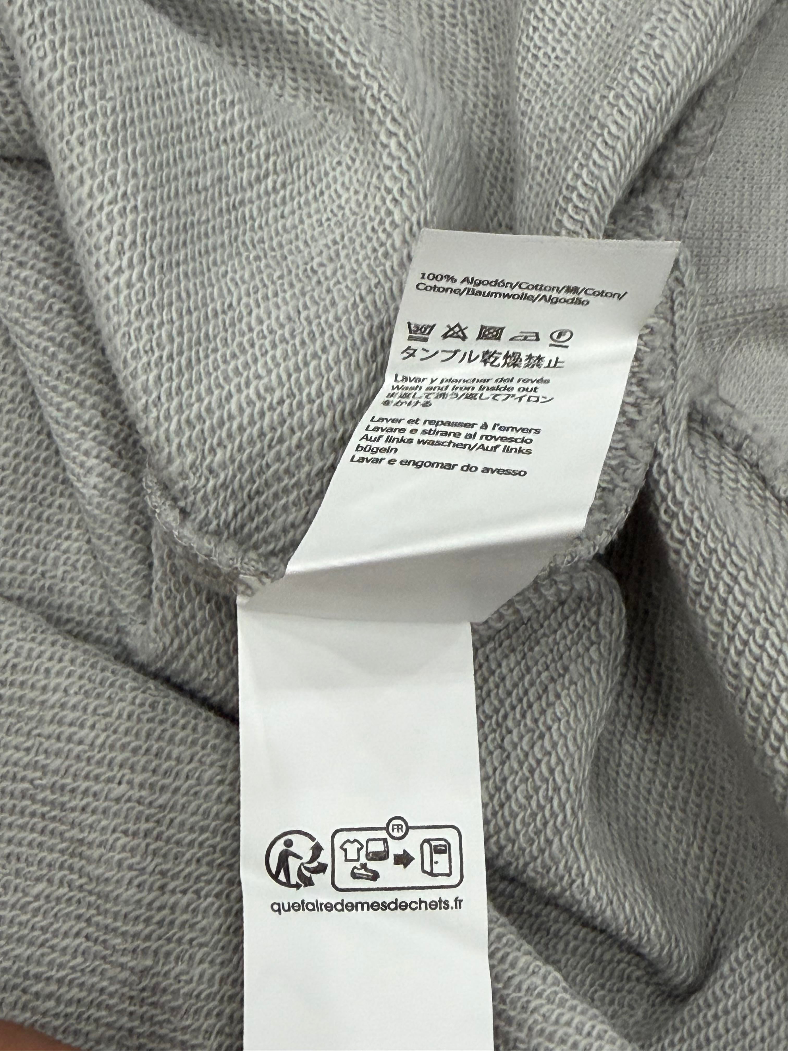 Loewe Embroidered Blue Anagram Logo Grey Crewneck