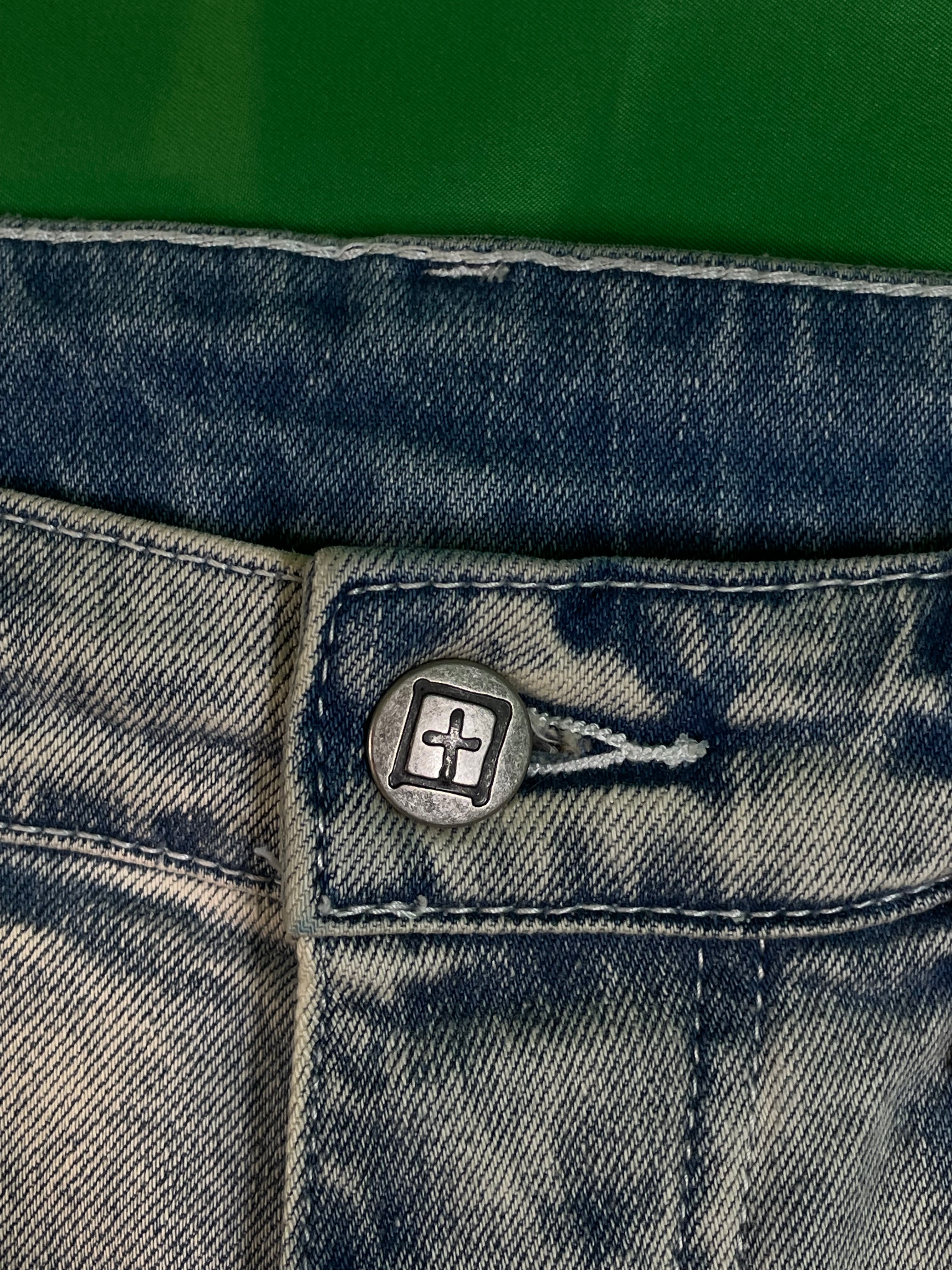 Ksubi Light Wash Blue Drawing Jeans