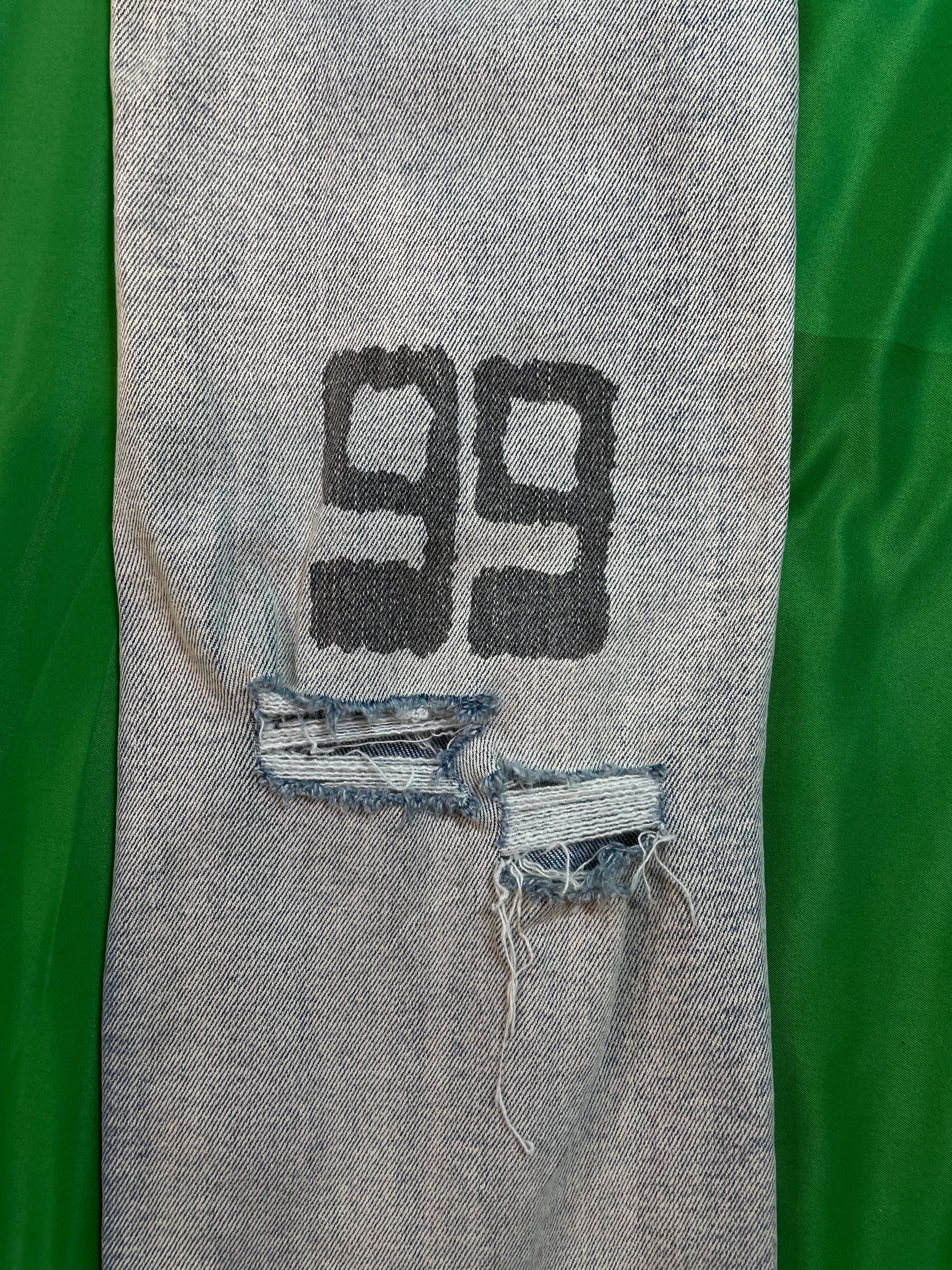 Ksubi Light Wash Blue Drawing Jeans