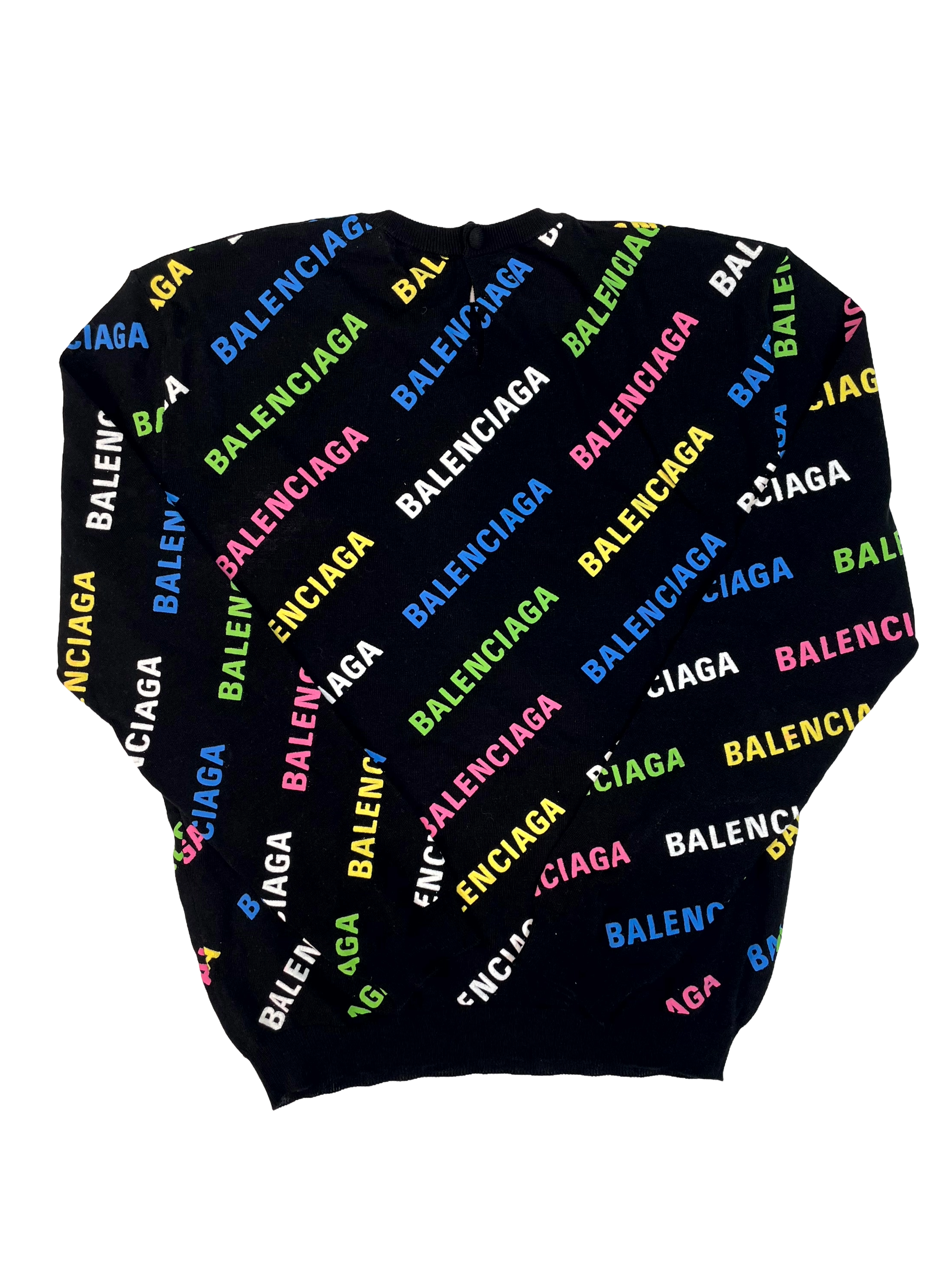 Balenciaga Women's LS Multi Color Top