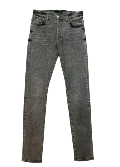 Amiri Denim Stack Light Wash Grey Jeans