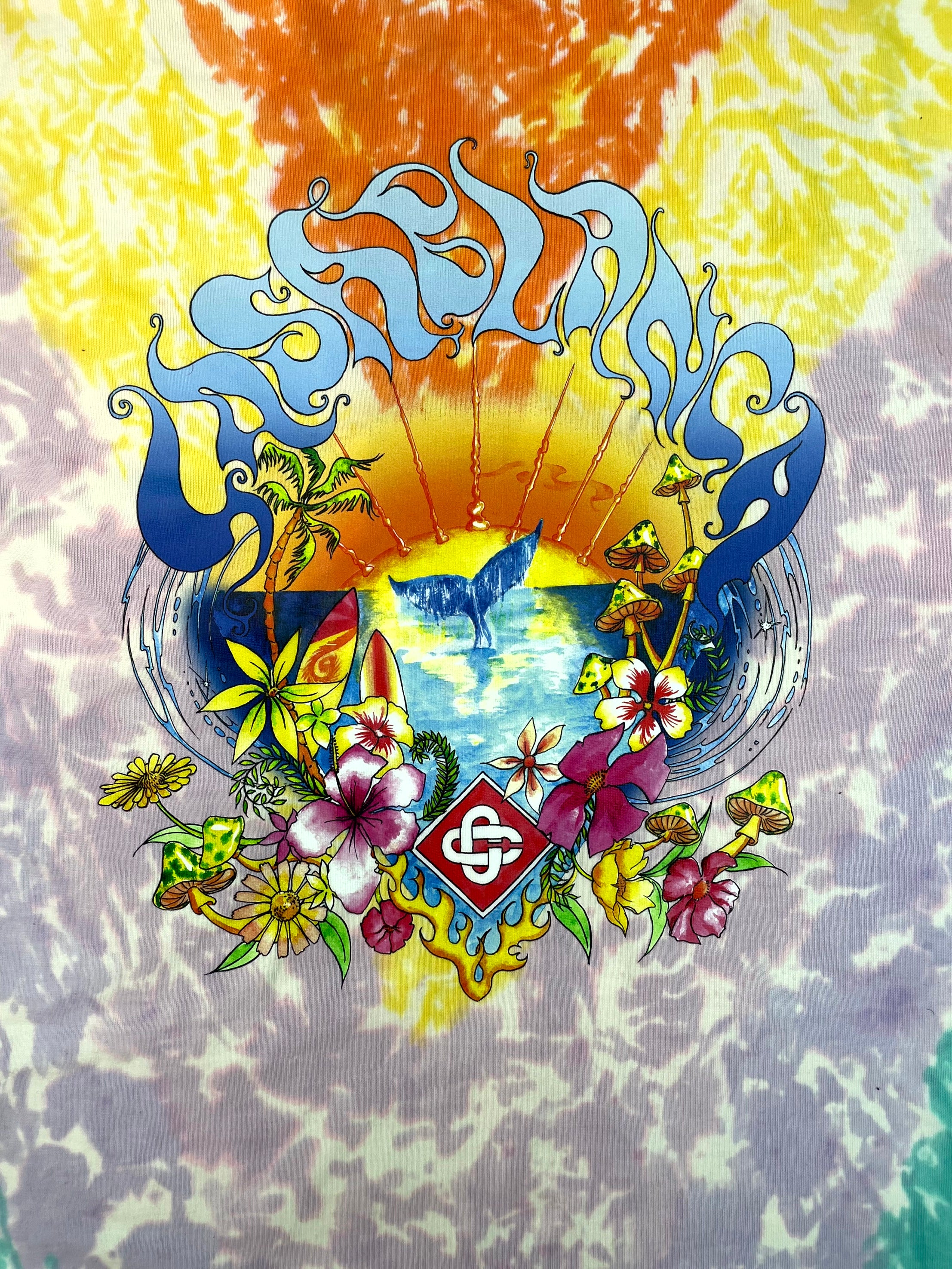 Casablanca Surf Trip Tie Dye Tee