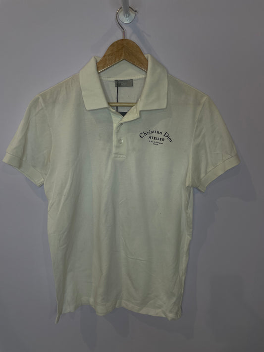 Dior Atelier Polo White Used Small