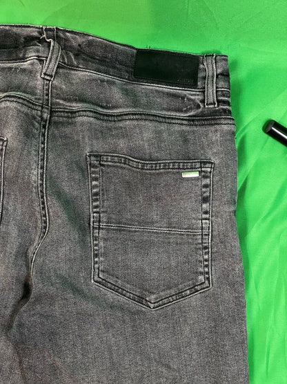 Amiri Denim Stack Light Wash Grey Jeans