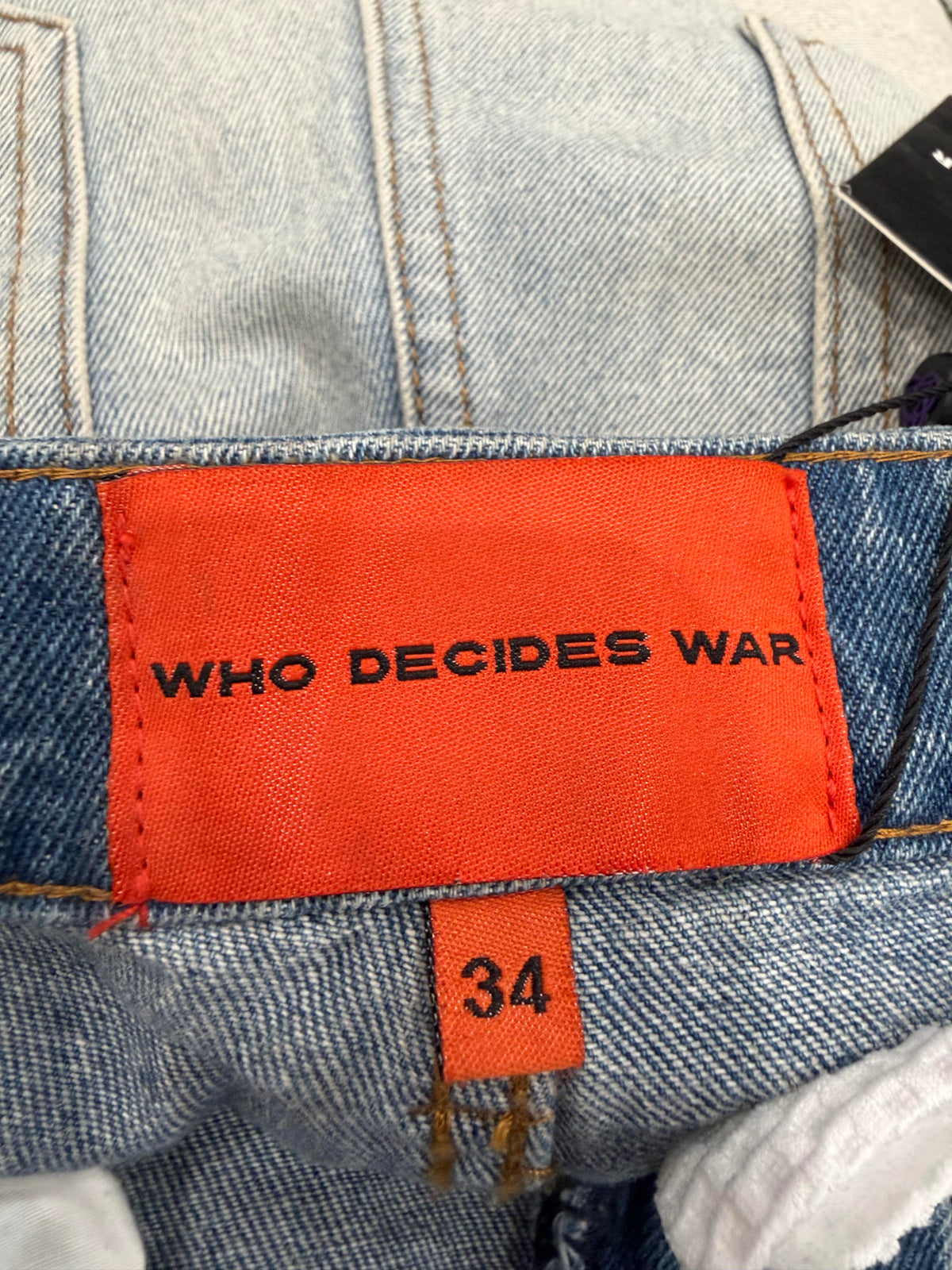Who Decides War Baby Blue Jesus Light Wash Jeans