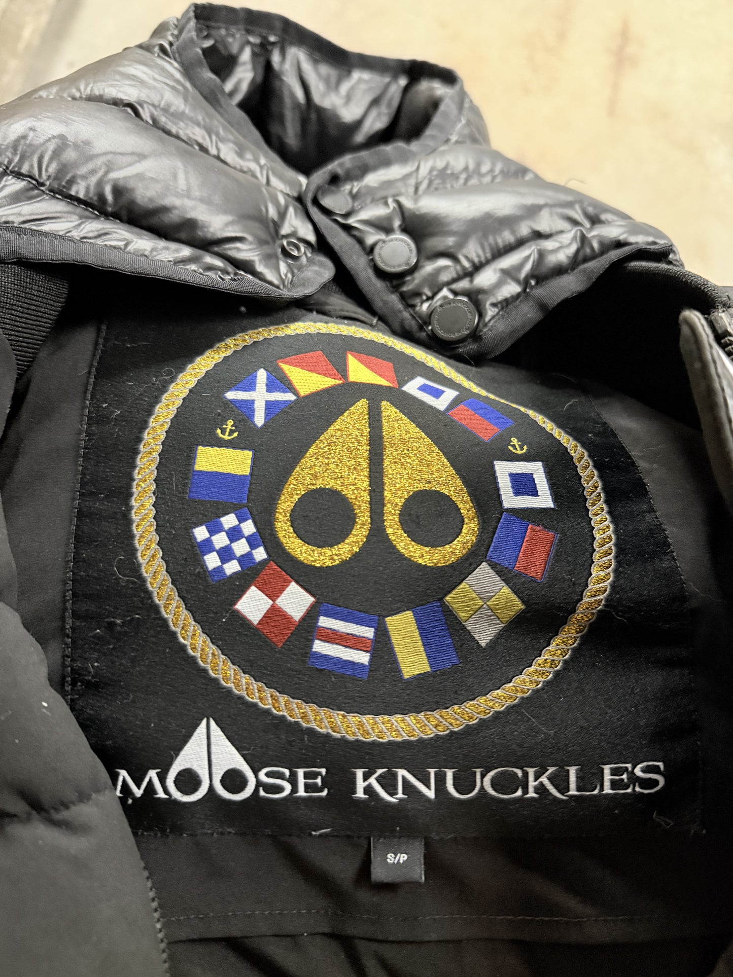 Moose Knuckle Light Jacket Black Used Small