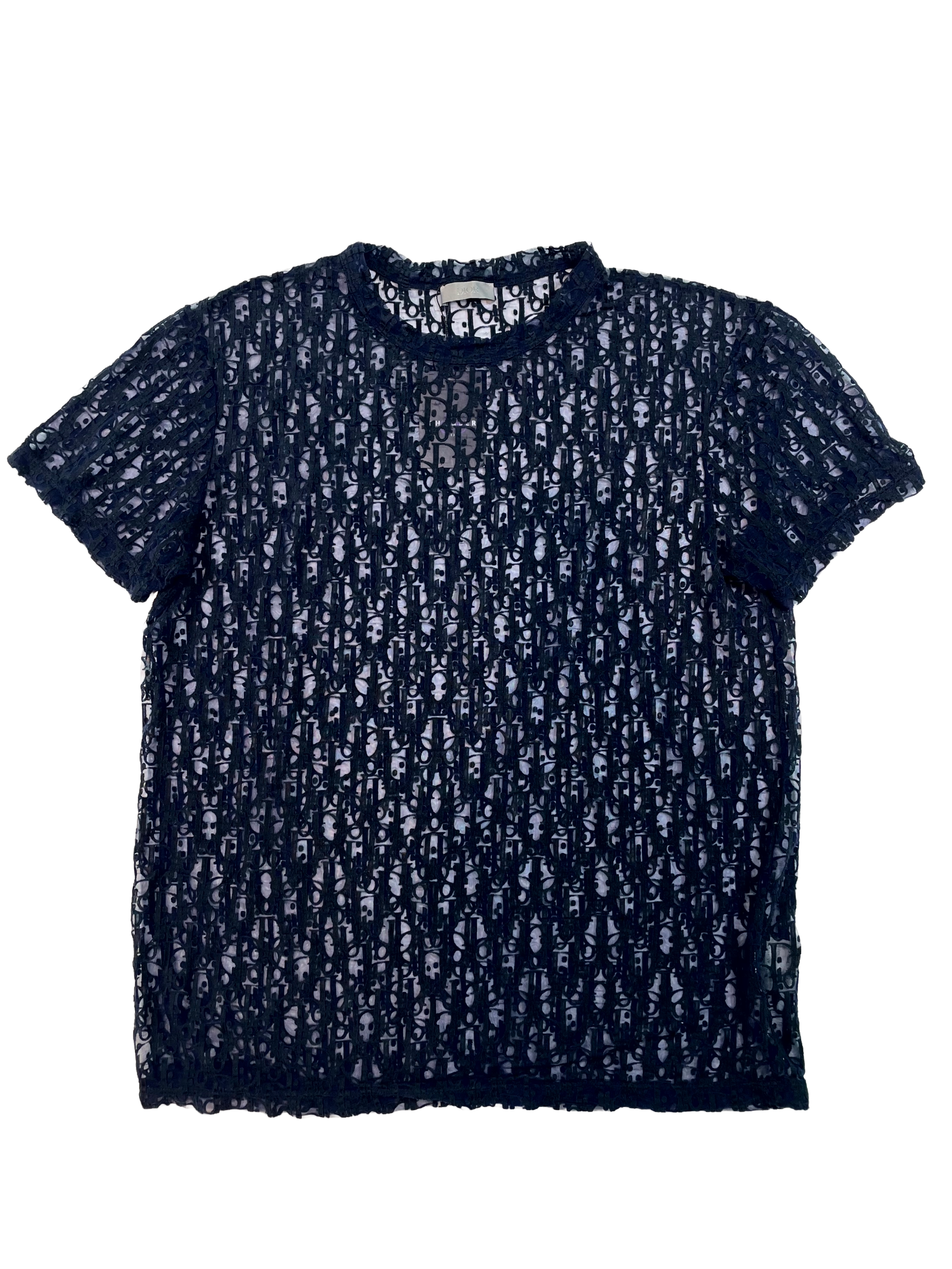 Dior Oblique Navy Tee