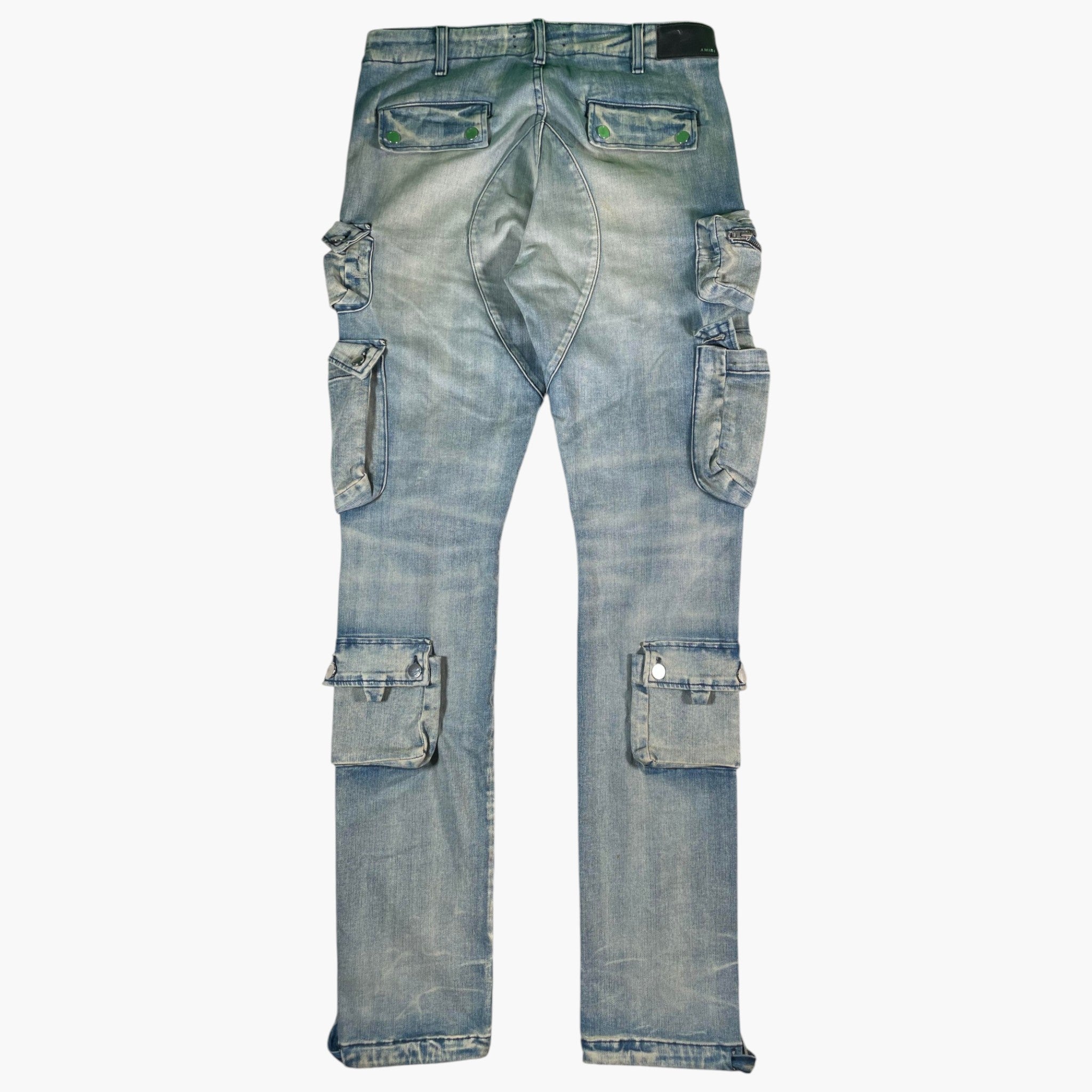 Amiri Cargo Light Wash Jeans