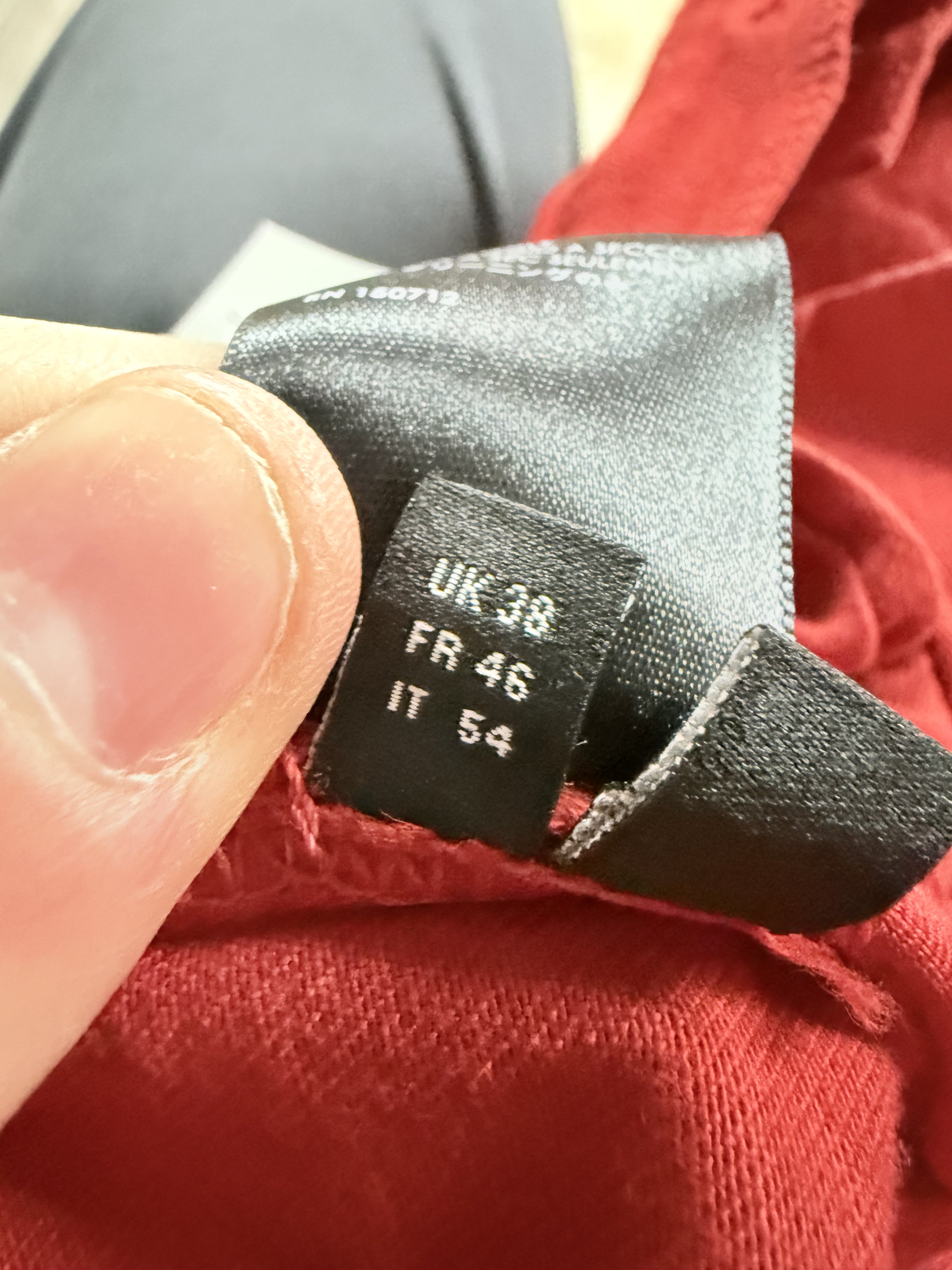 Amiri Jeans Red Black Stripe Used 38