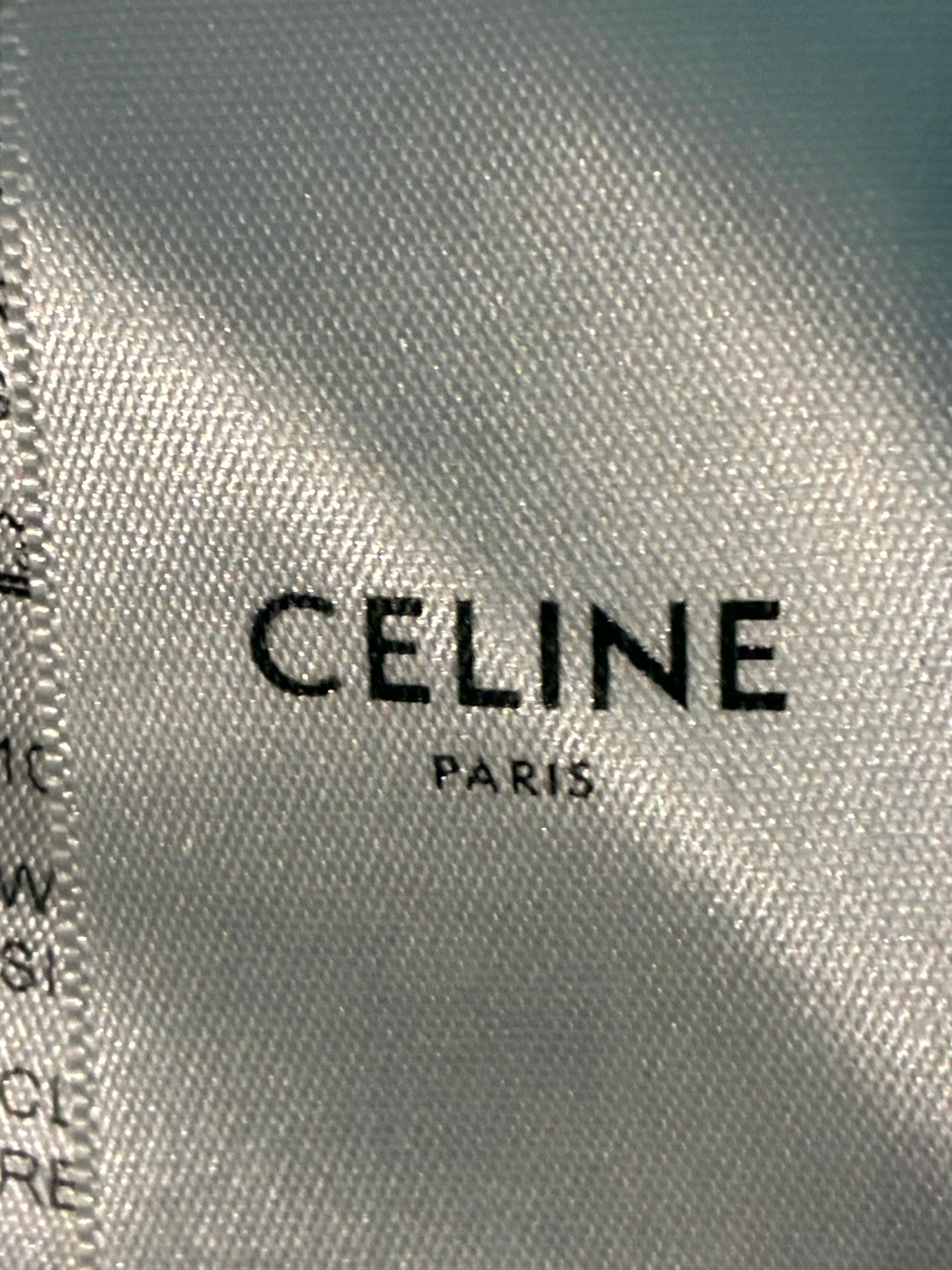 Celine Spellout Logo Yellow & Black Tee
