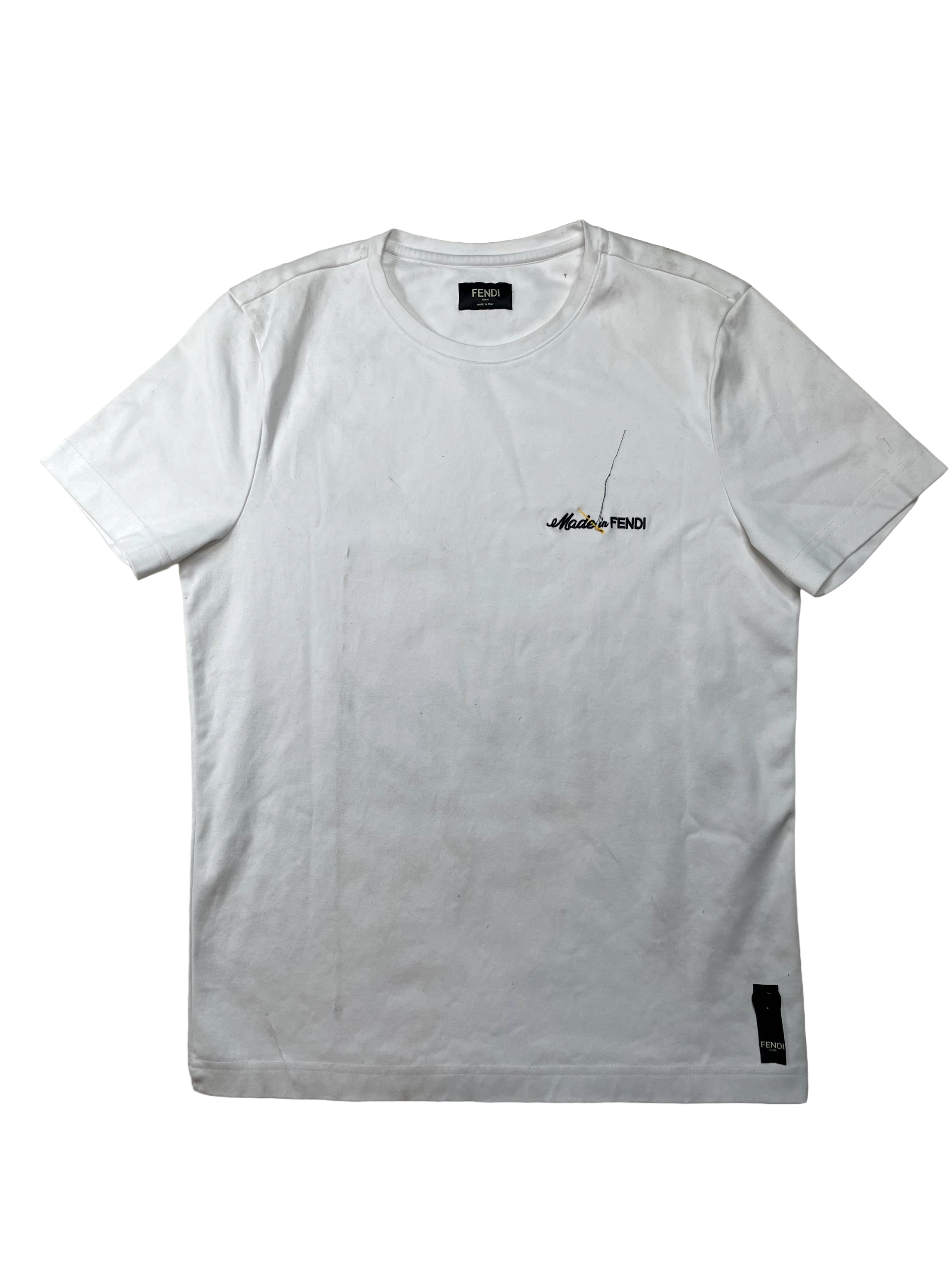 Fendi Made In White Tee