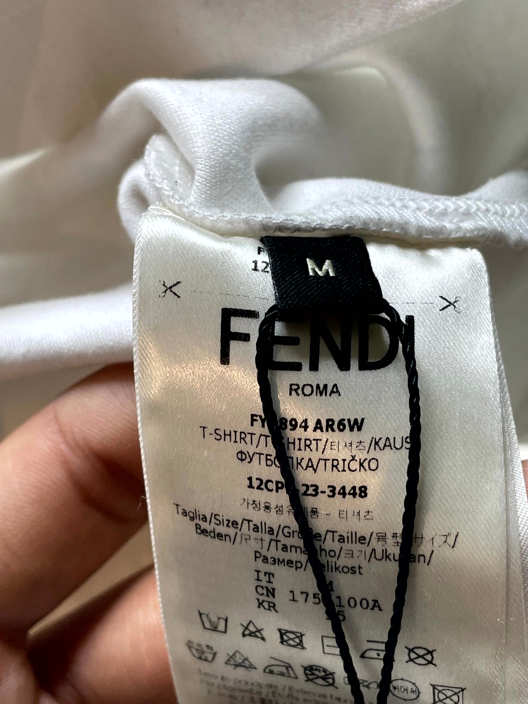 Fendi Made In White Tee