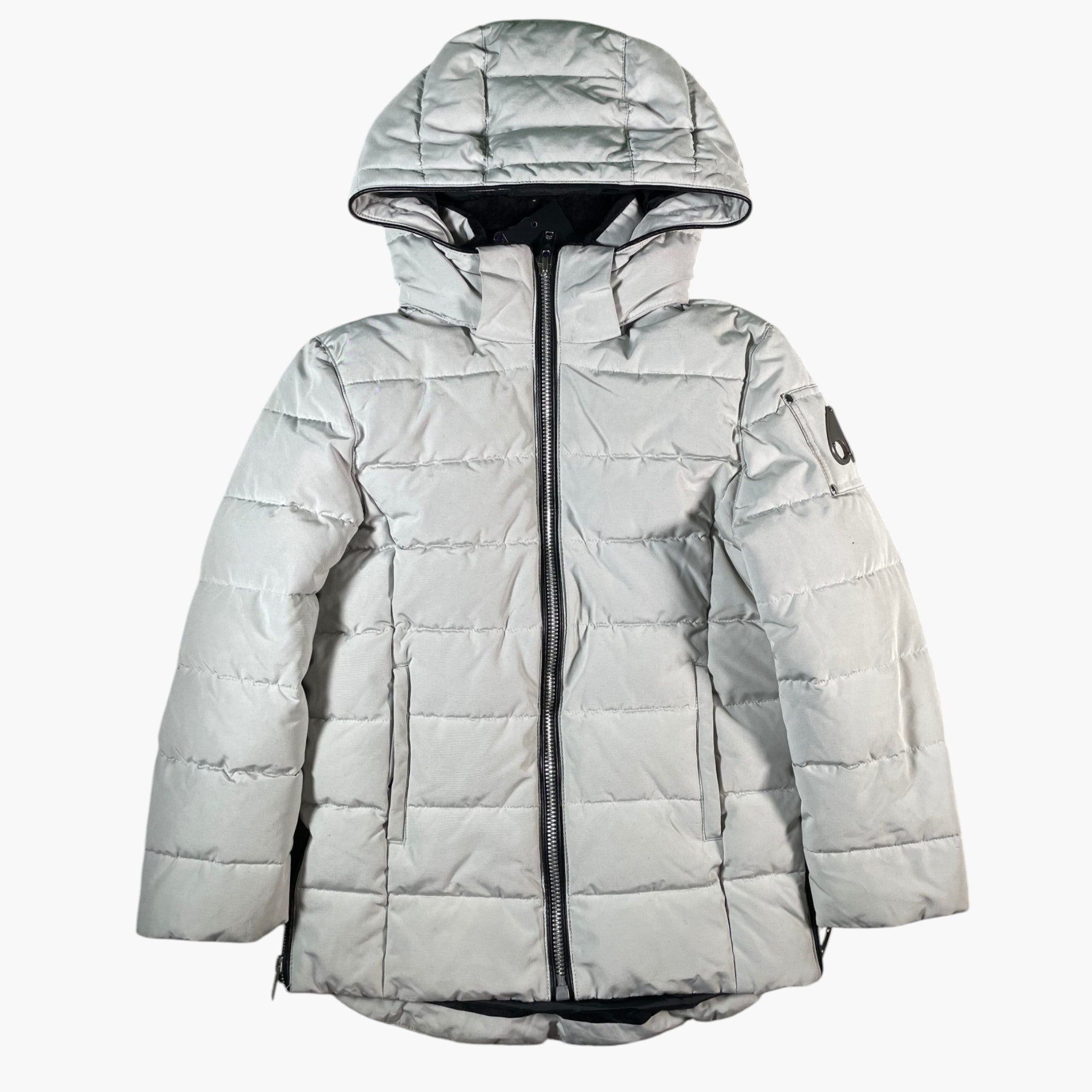 Moose Knuckles Puffer Kids White Jacket