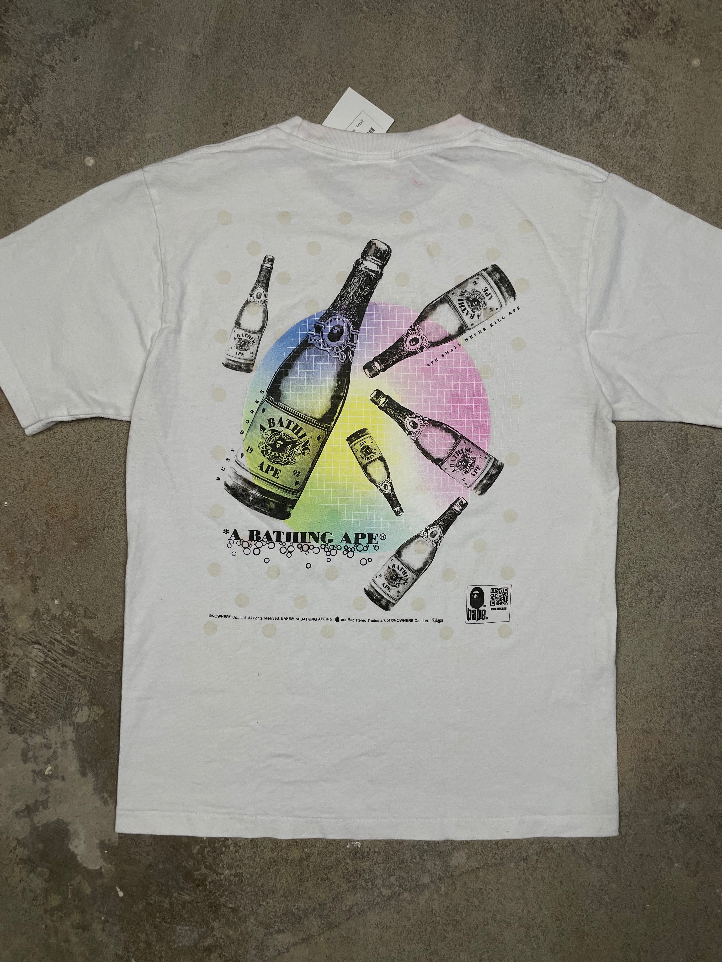 Bape Tee Bottles Small Used
