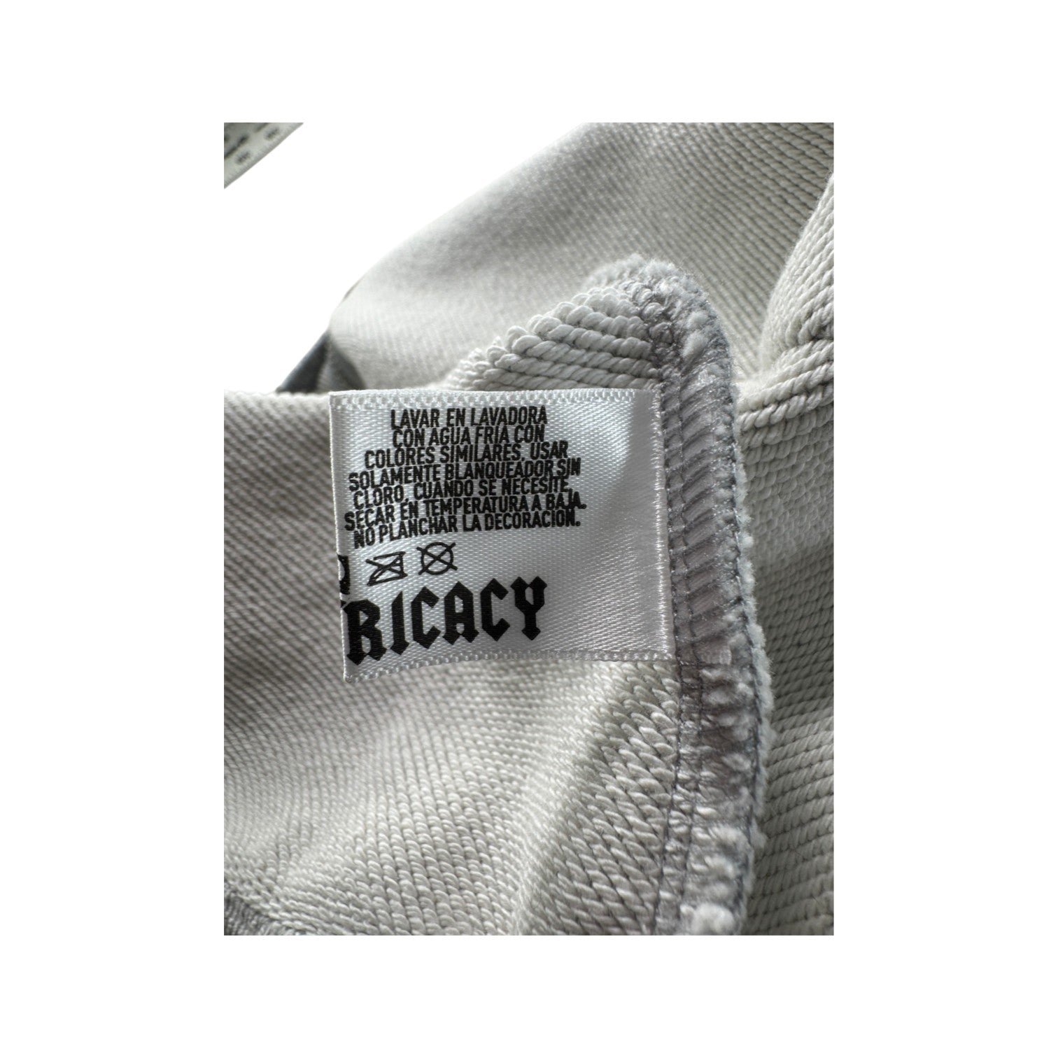 Lost Intricacy Patch 2.0 (Multi Color Stones) Zip Up Grey Hoodie