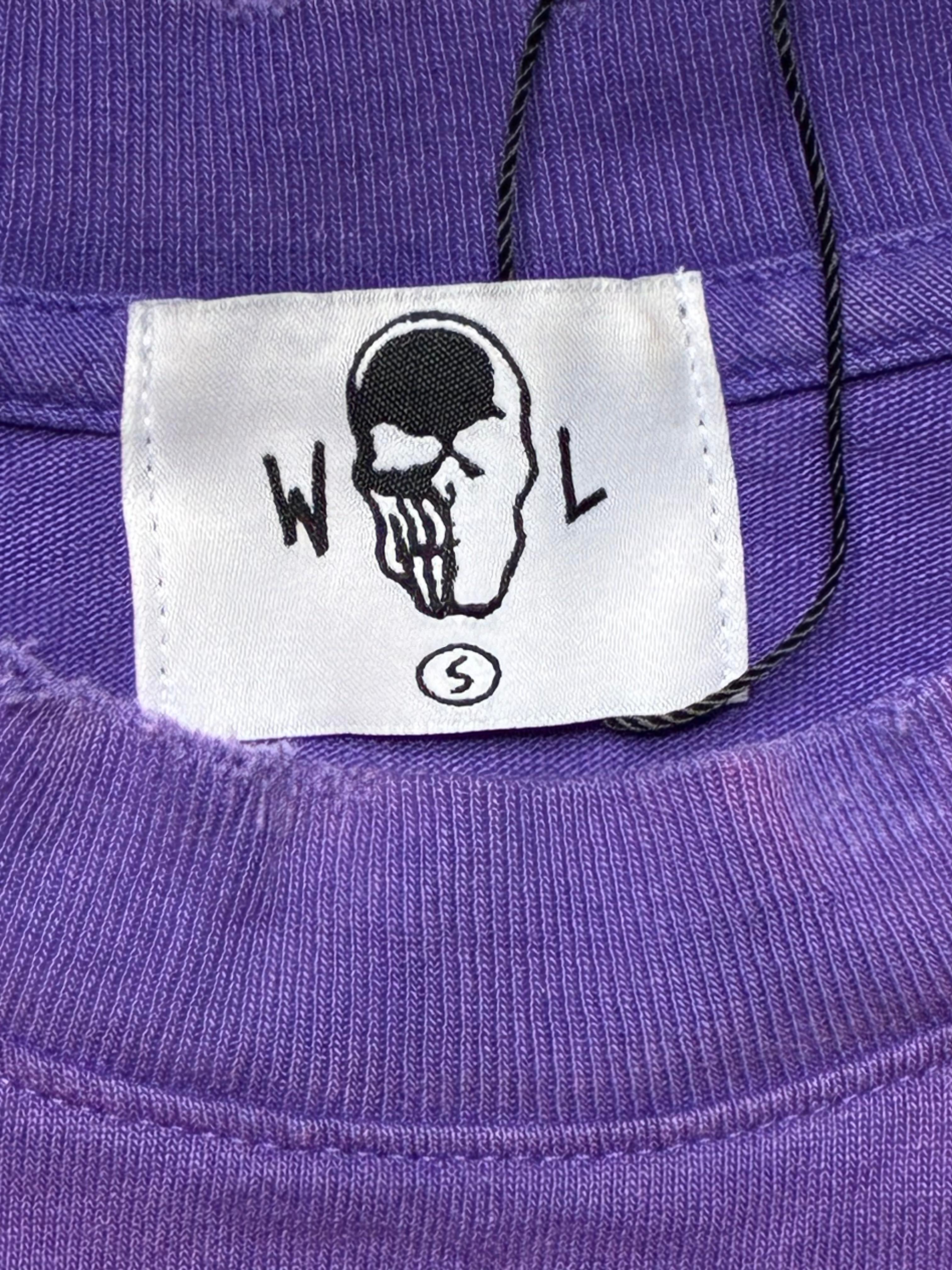 Warren Lotas 'Down By The River' Purple & Yellow  Tee