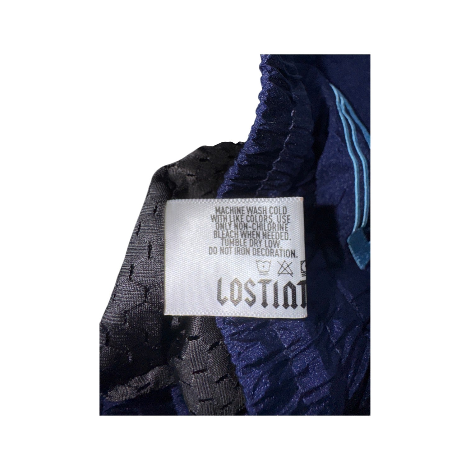 Lost Intricacy Navy Baby Blue Track Shorts