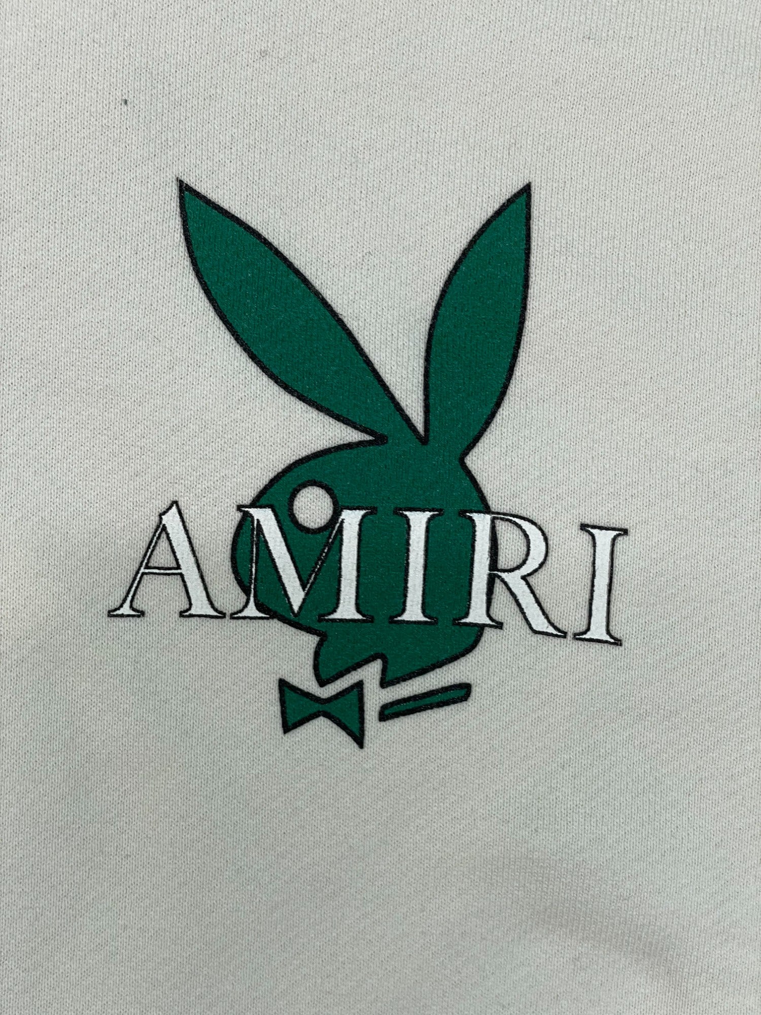 Amiri Playboy White & Green Hoodie