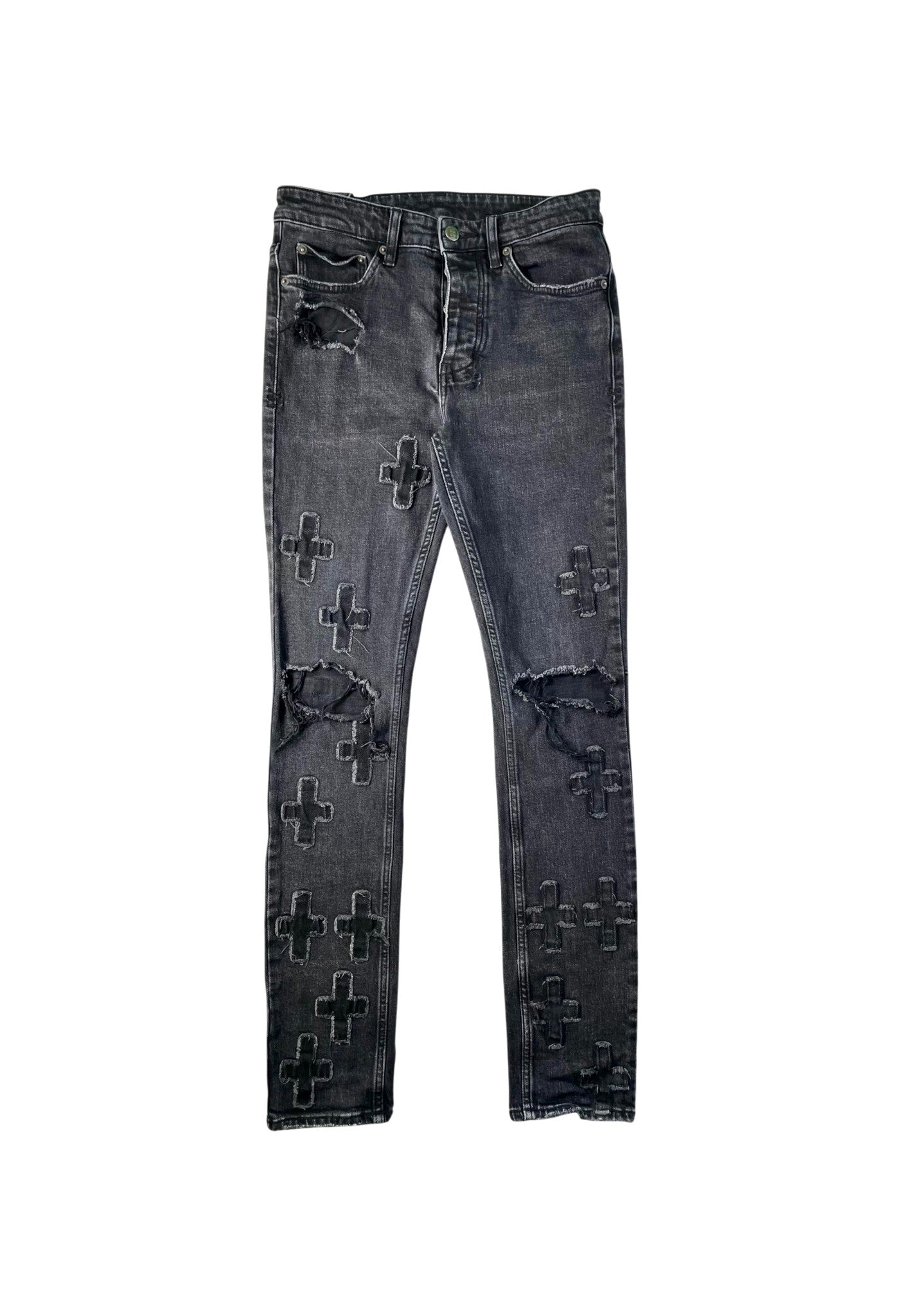 Ksubi Plus Black Wash Jeans