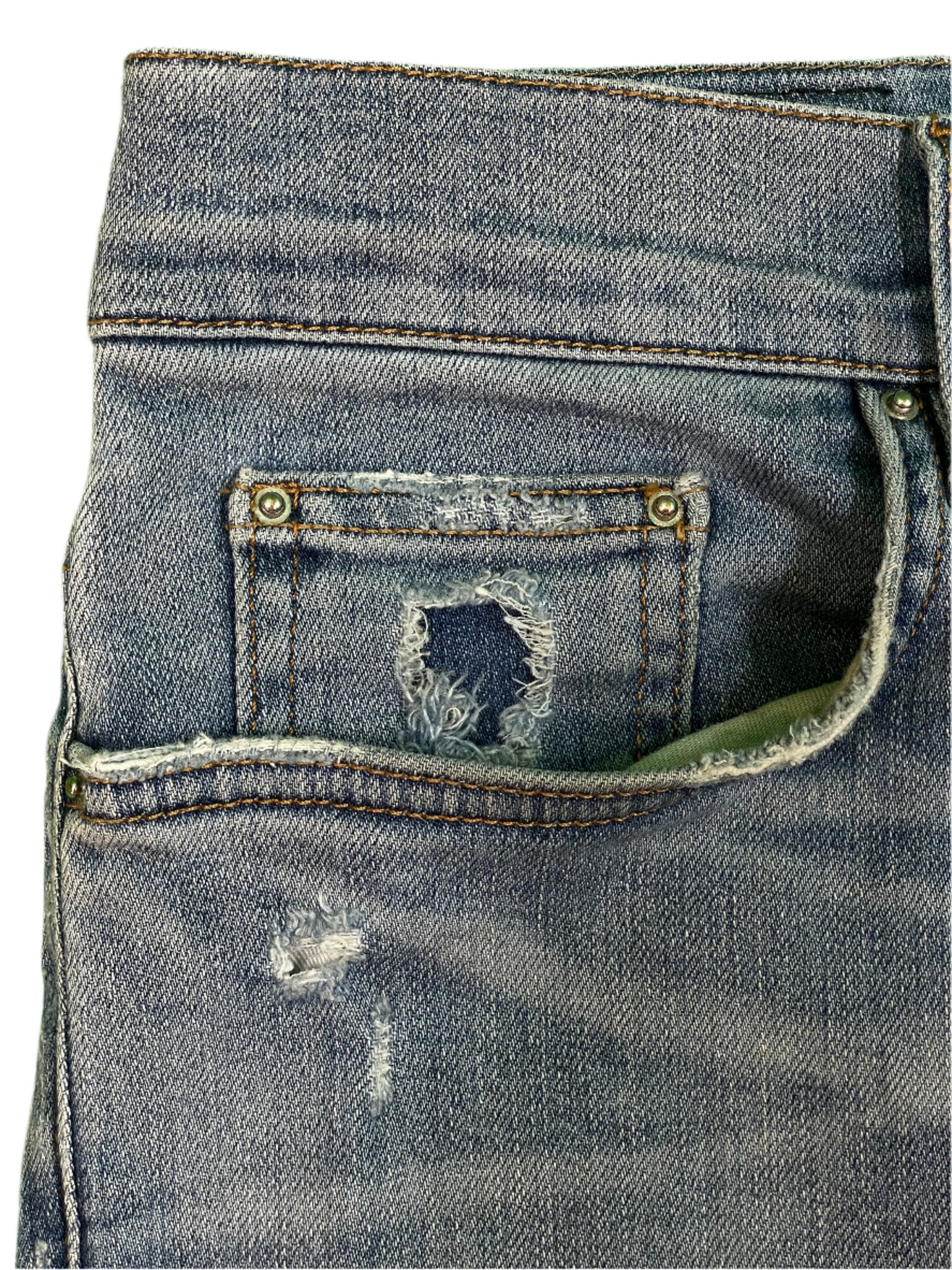 Amiri Thrasher Light Wash Blue Jeans