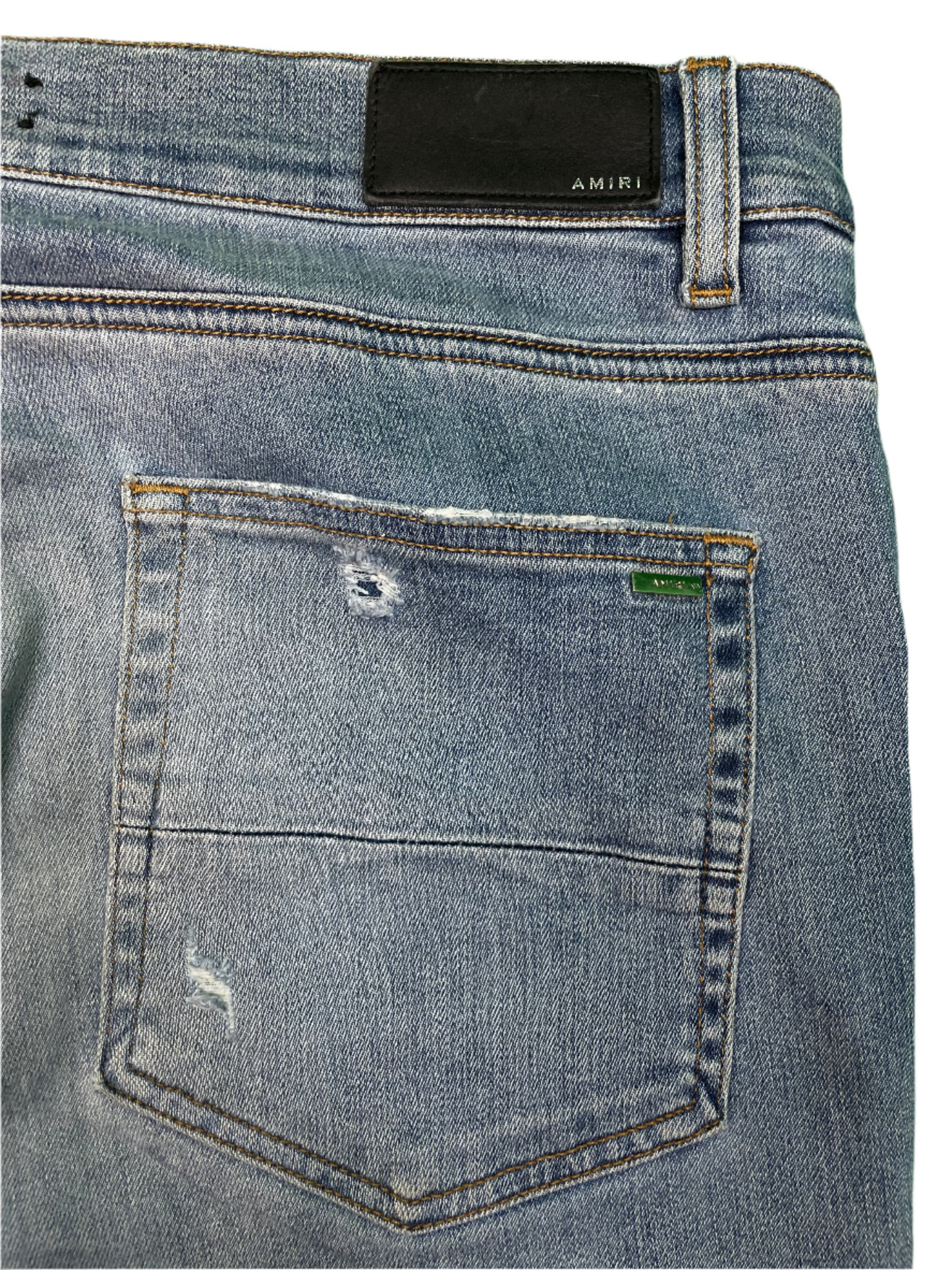 Amiri Thrasher Light Wash Blue Jeans