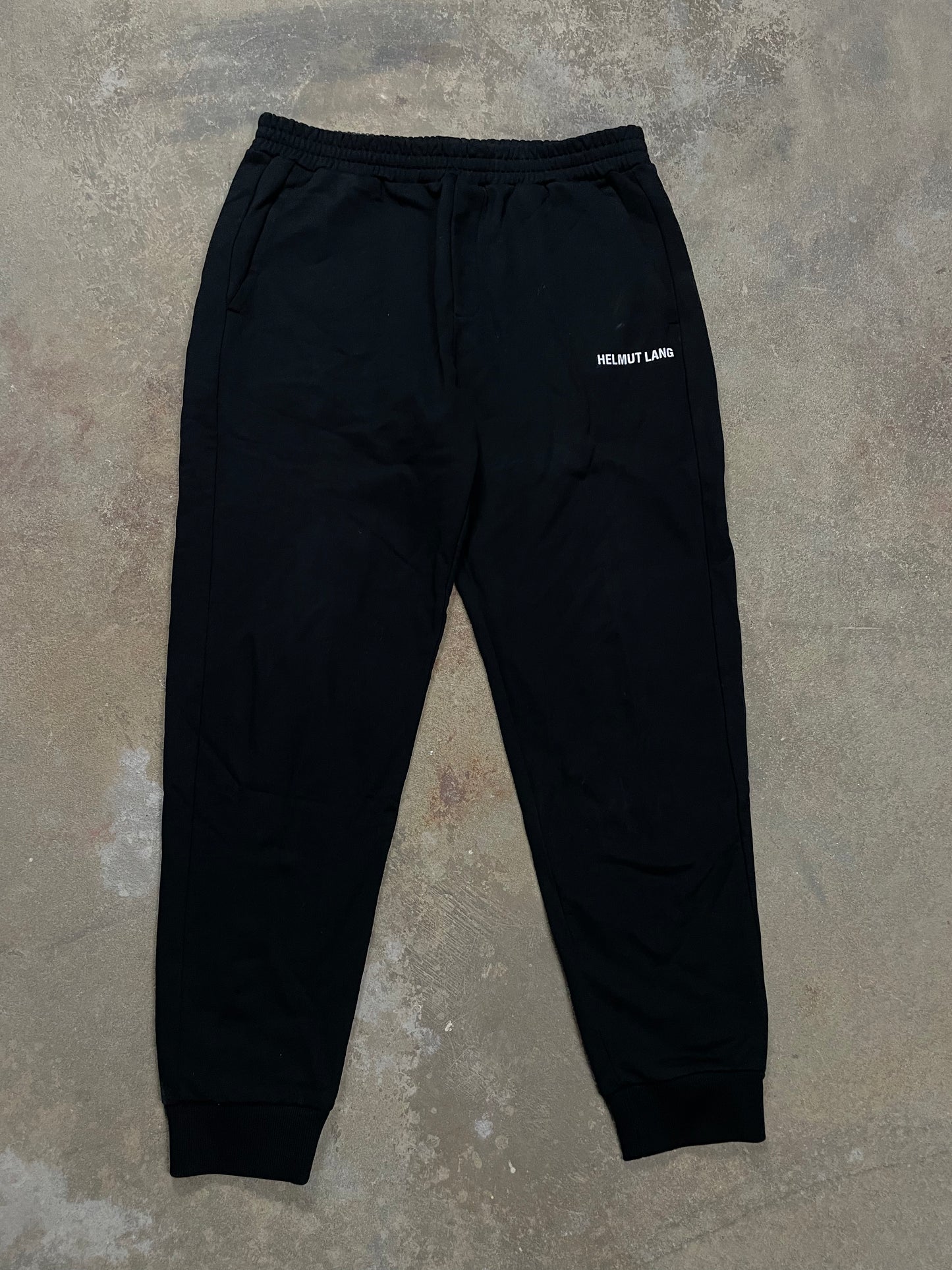 Helmut Lang Sweats Black White Used Large