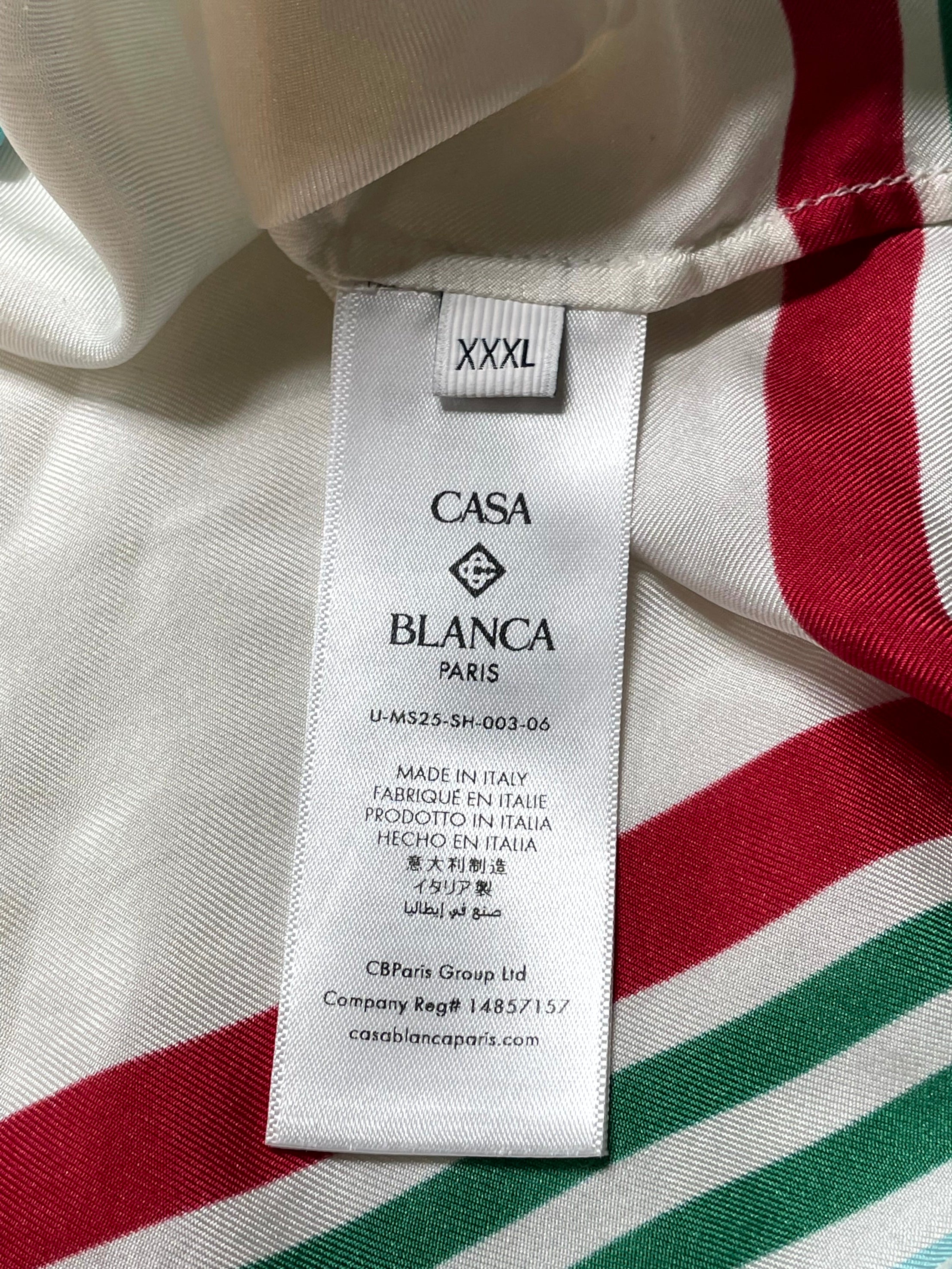 Casablanca Casa Way 25 Vacation White & Multicolor Shirt