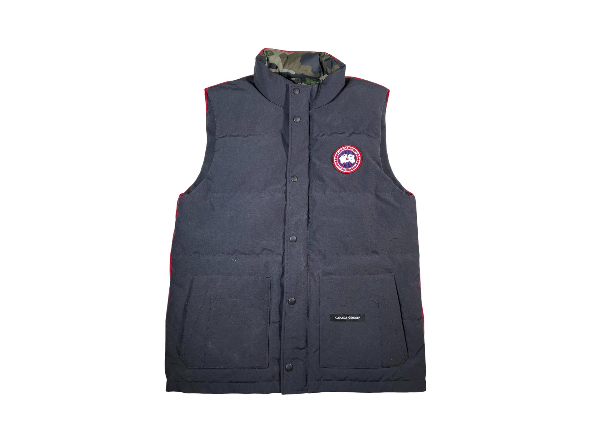 Canada Goose Red & Blue Camo Vest