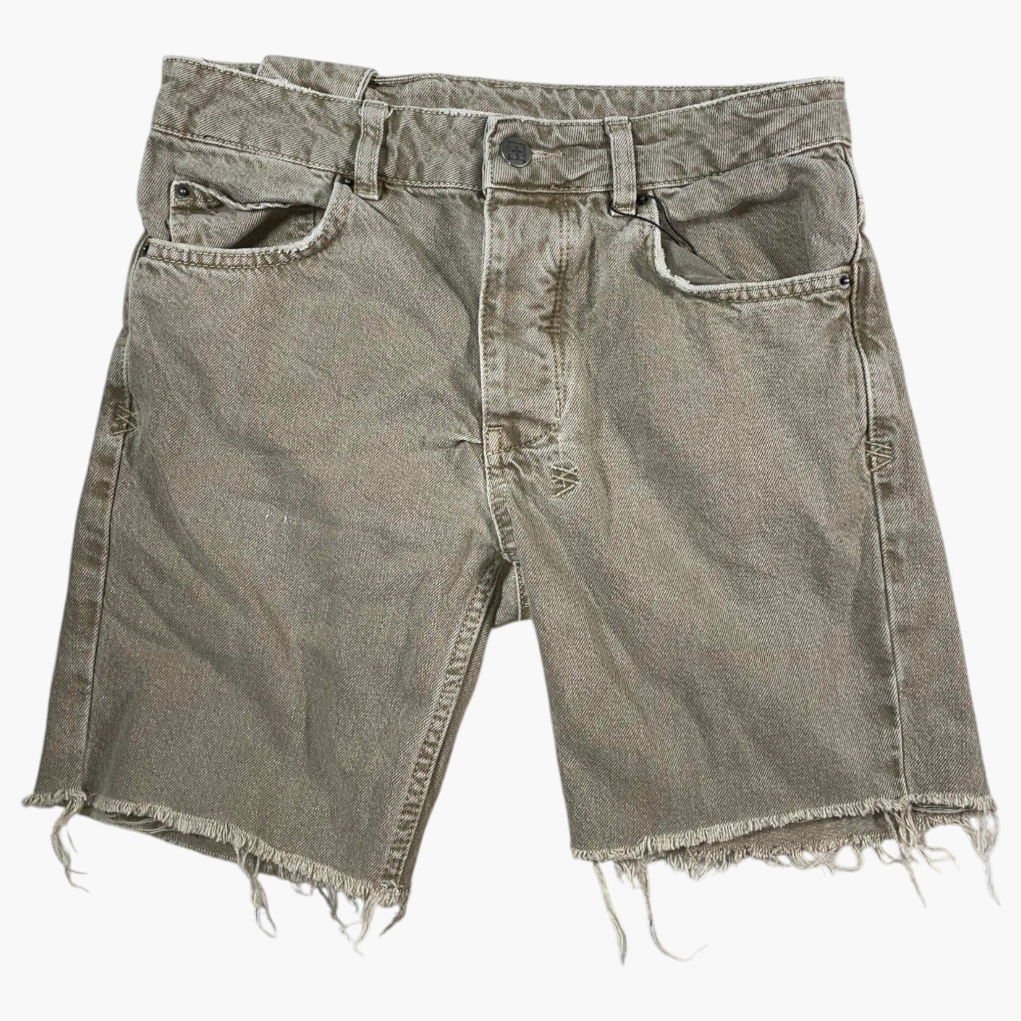 Ksubi Khaki Jean Shorts