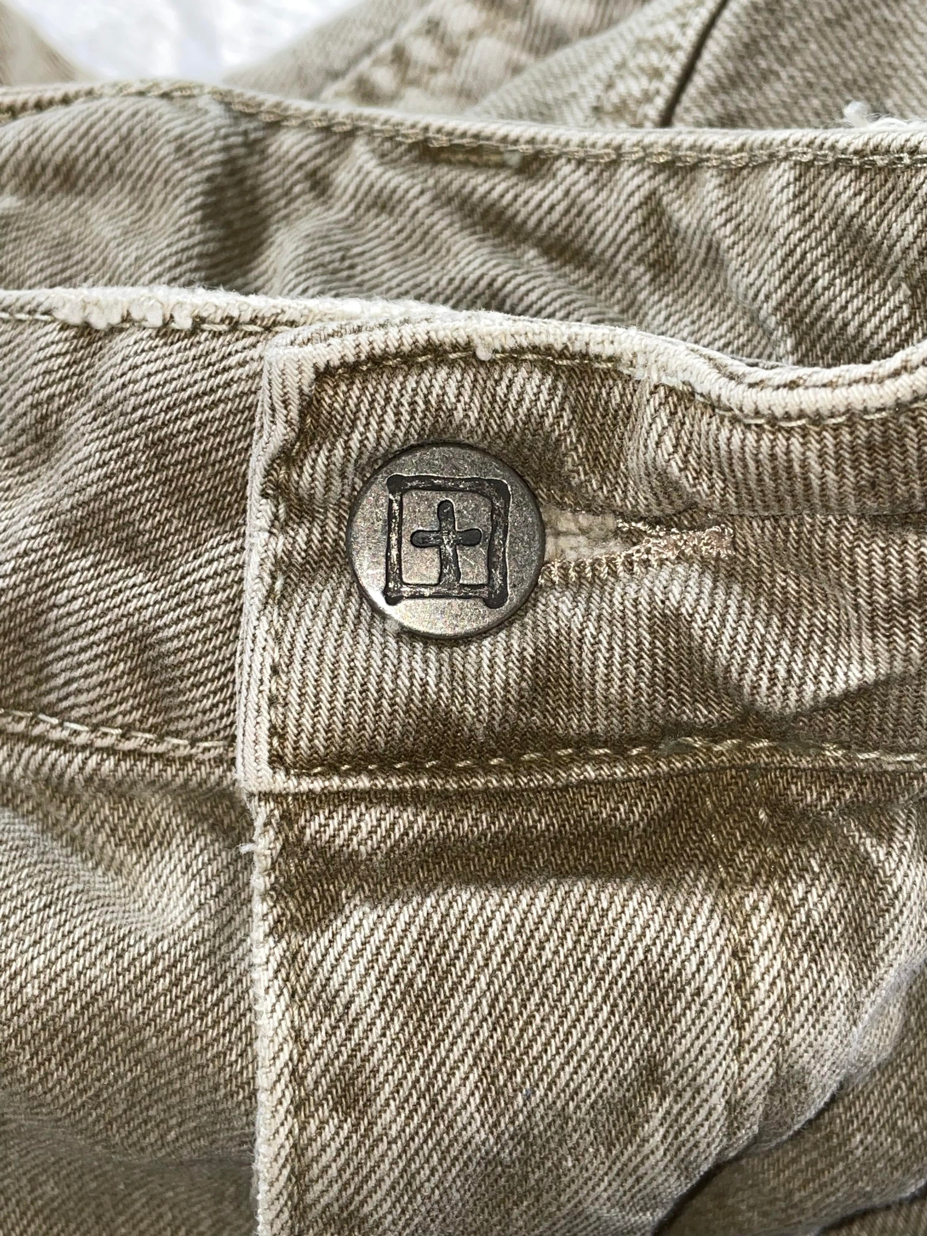 Ksubi Khaki Jean Shorts