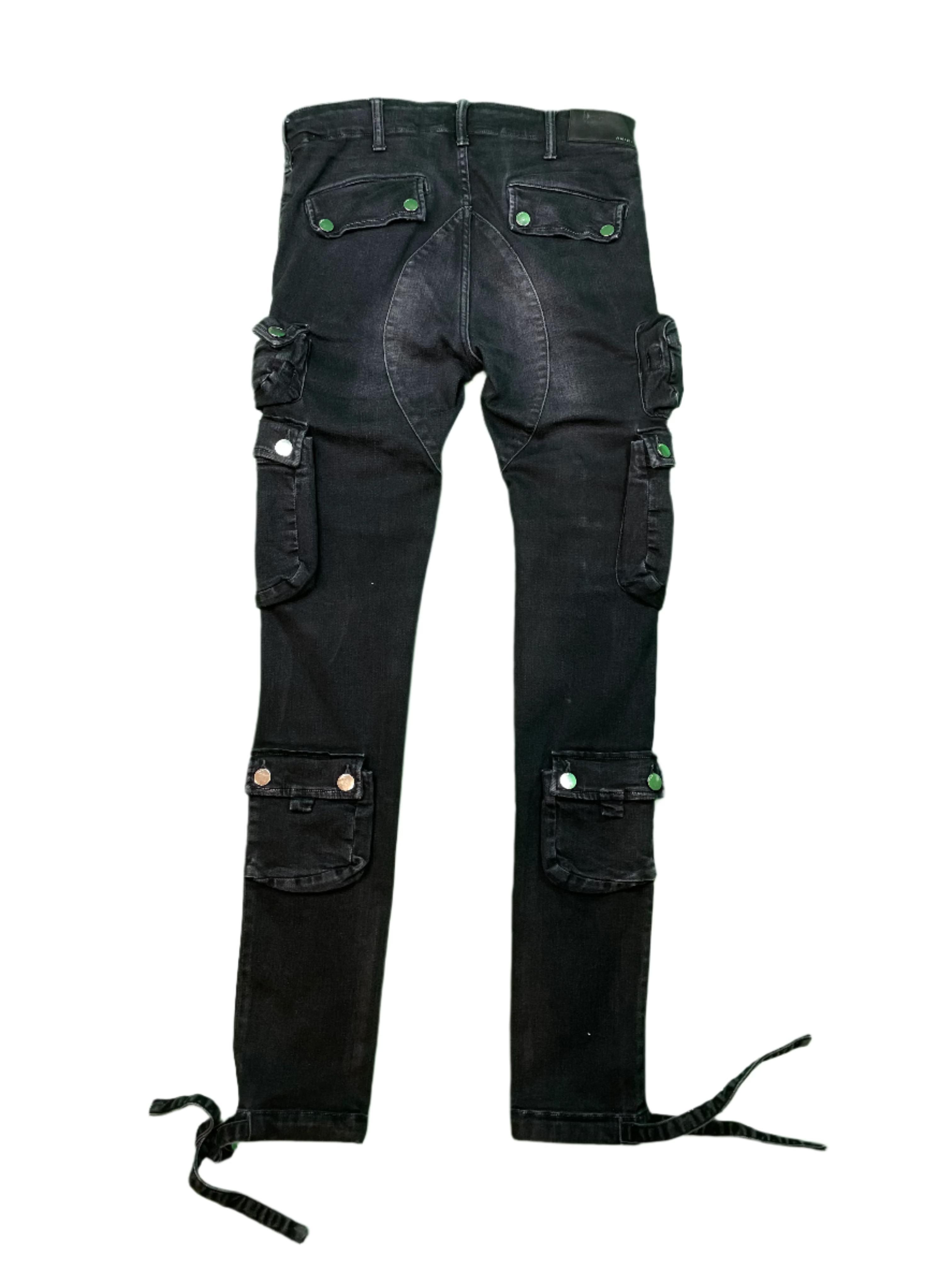 Amiri Cargo Black Jeans