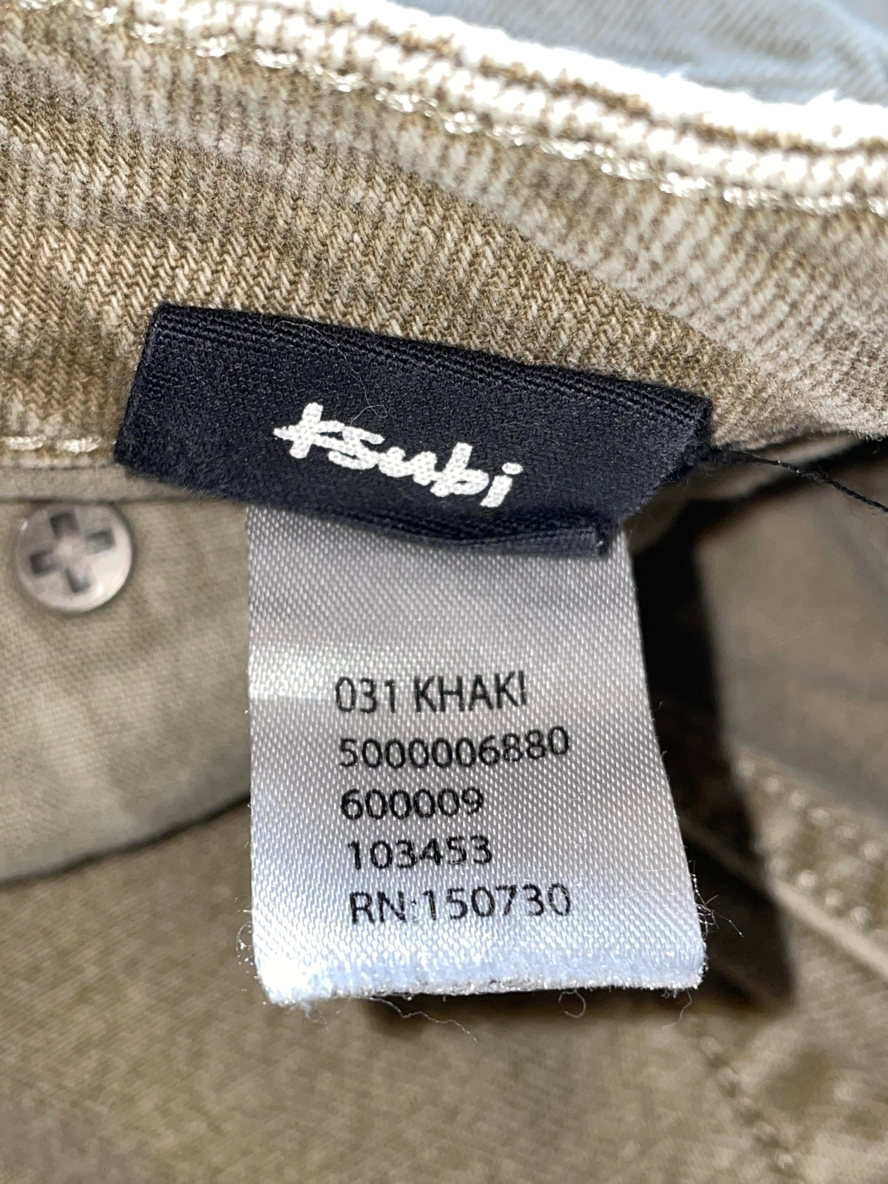 Ksubi Khaki Jean Shorts