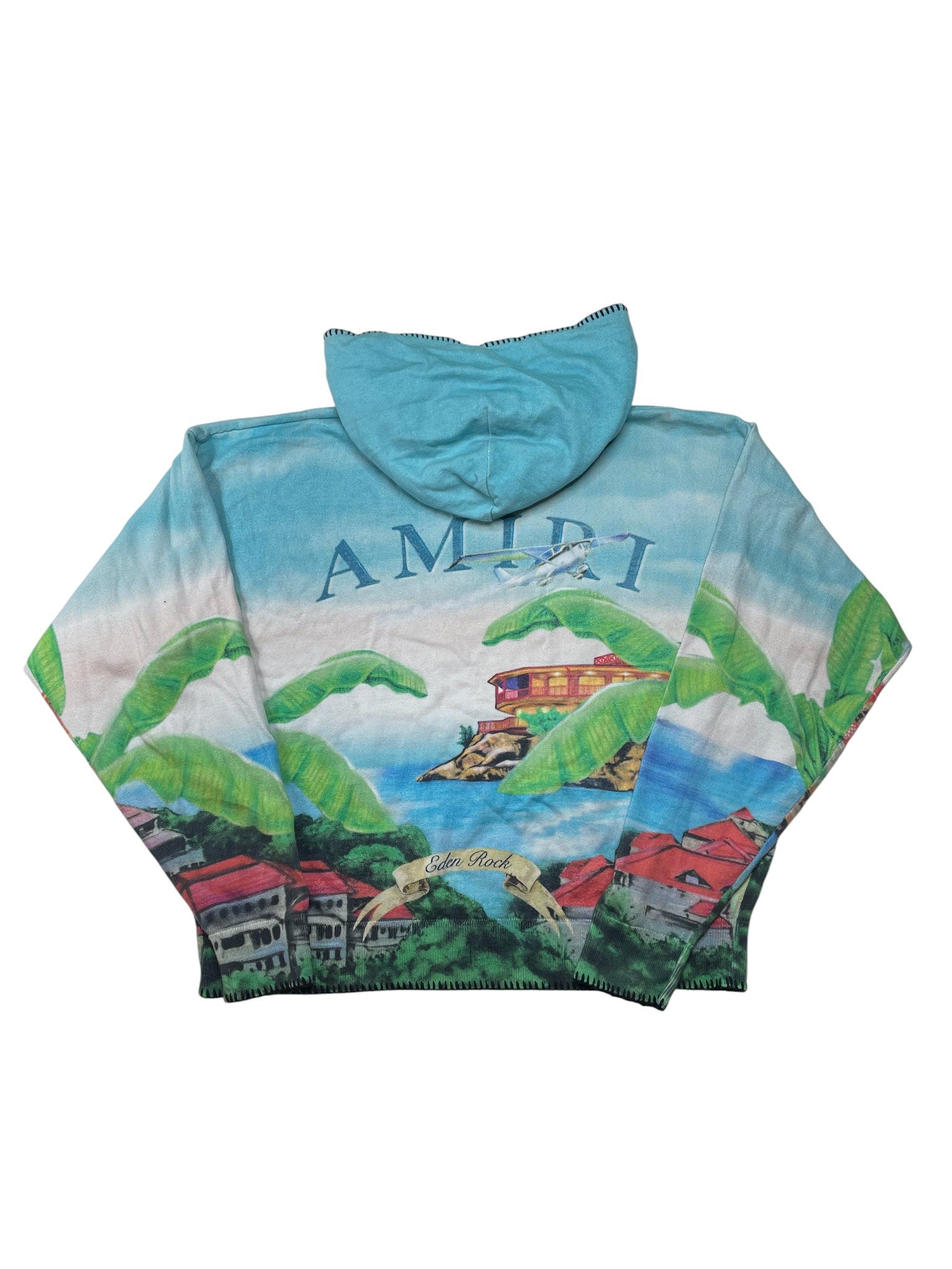 Amiri St Barths Baby Blue Hoodie