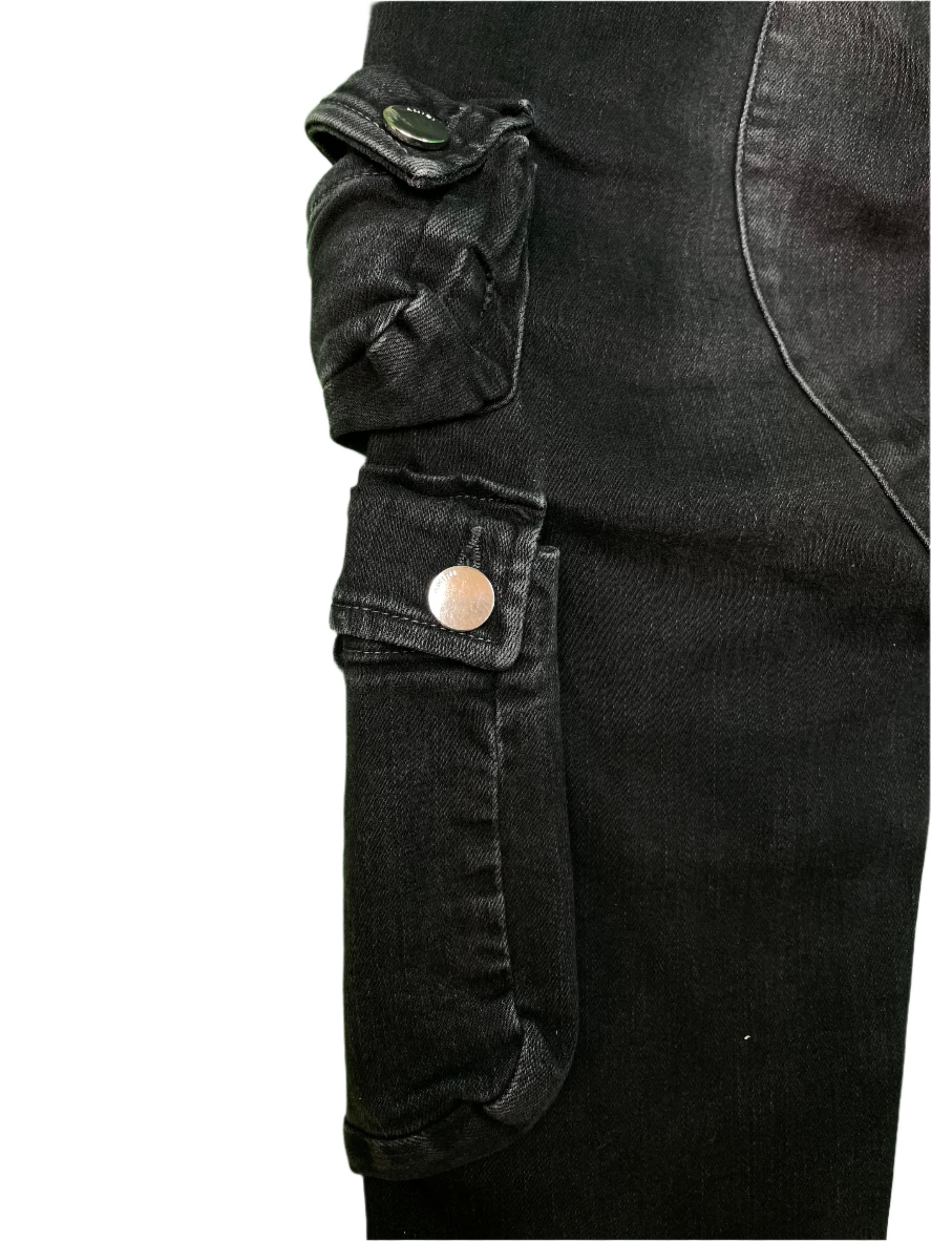 Amiri Cargo Black Jeans