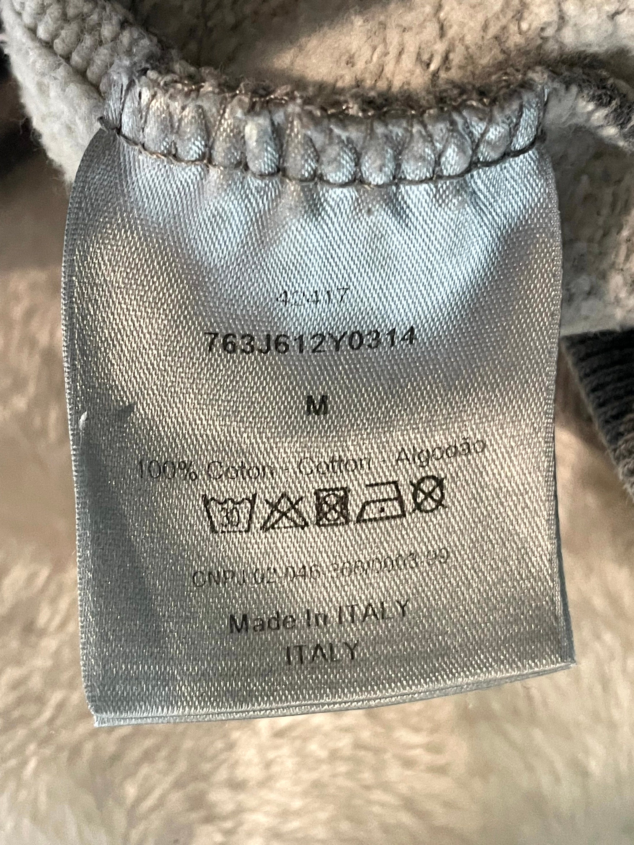 Dior Stripe CD Logo Grey, Red & Black Hoodie