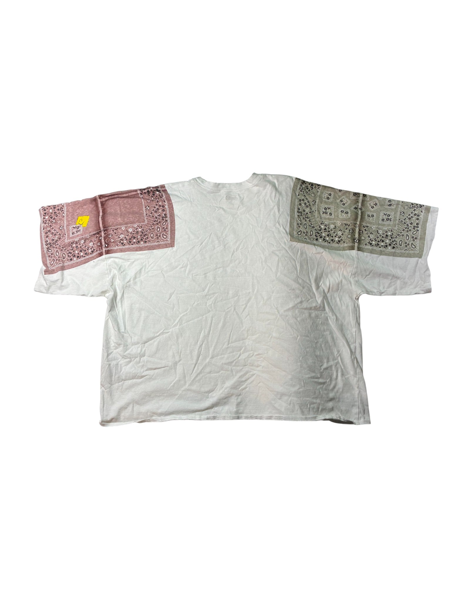 Kapital 'Bandana' White, Green & Maroon Tee