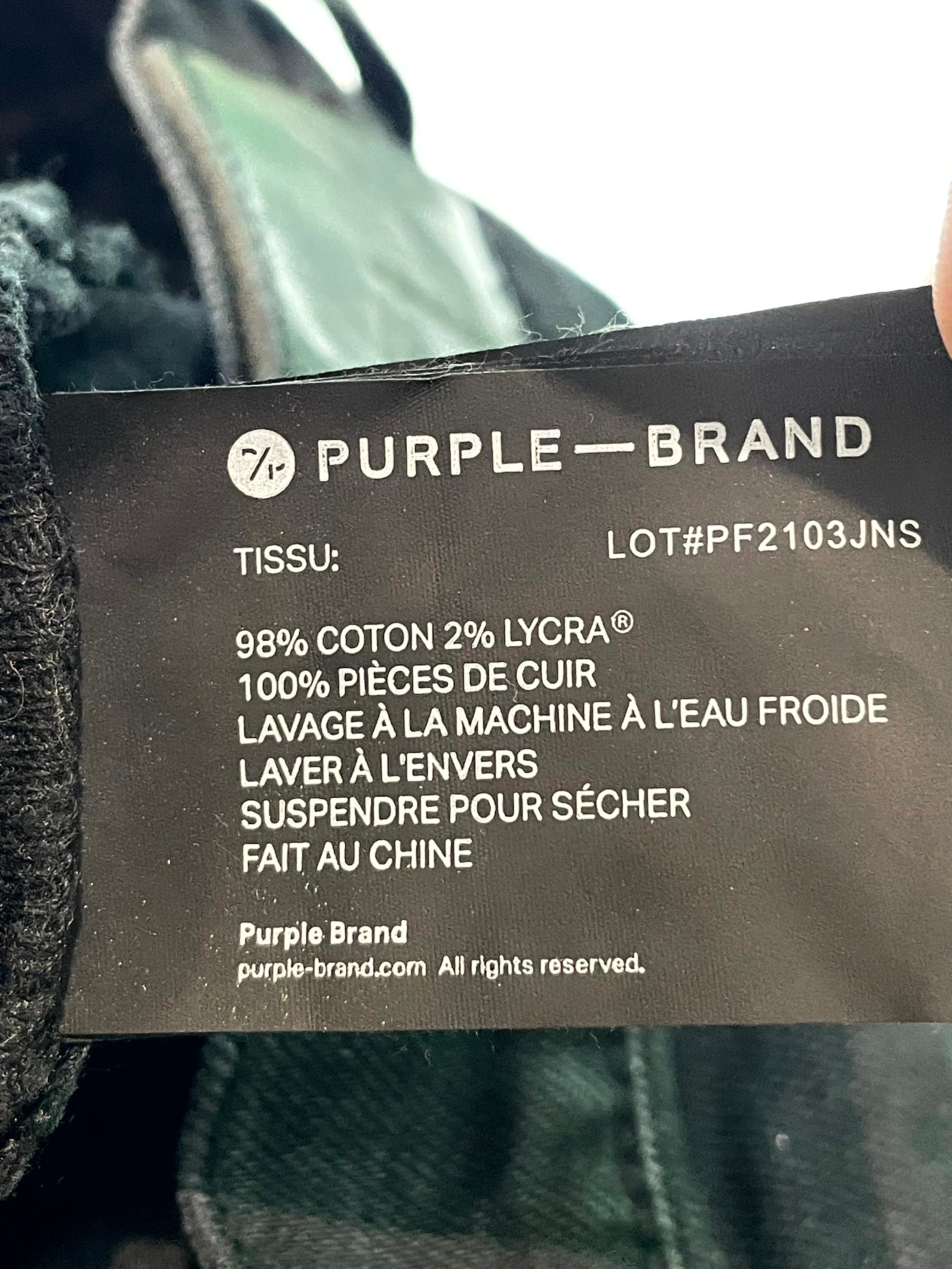 Purple Brand Black Jeans