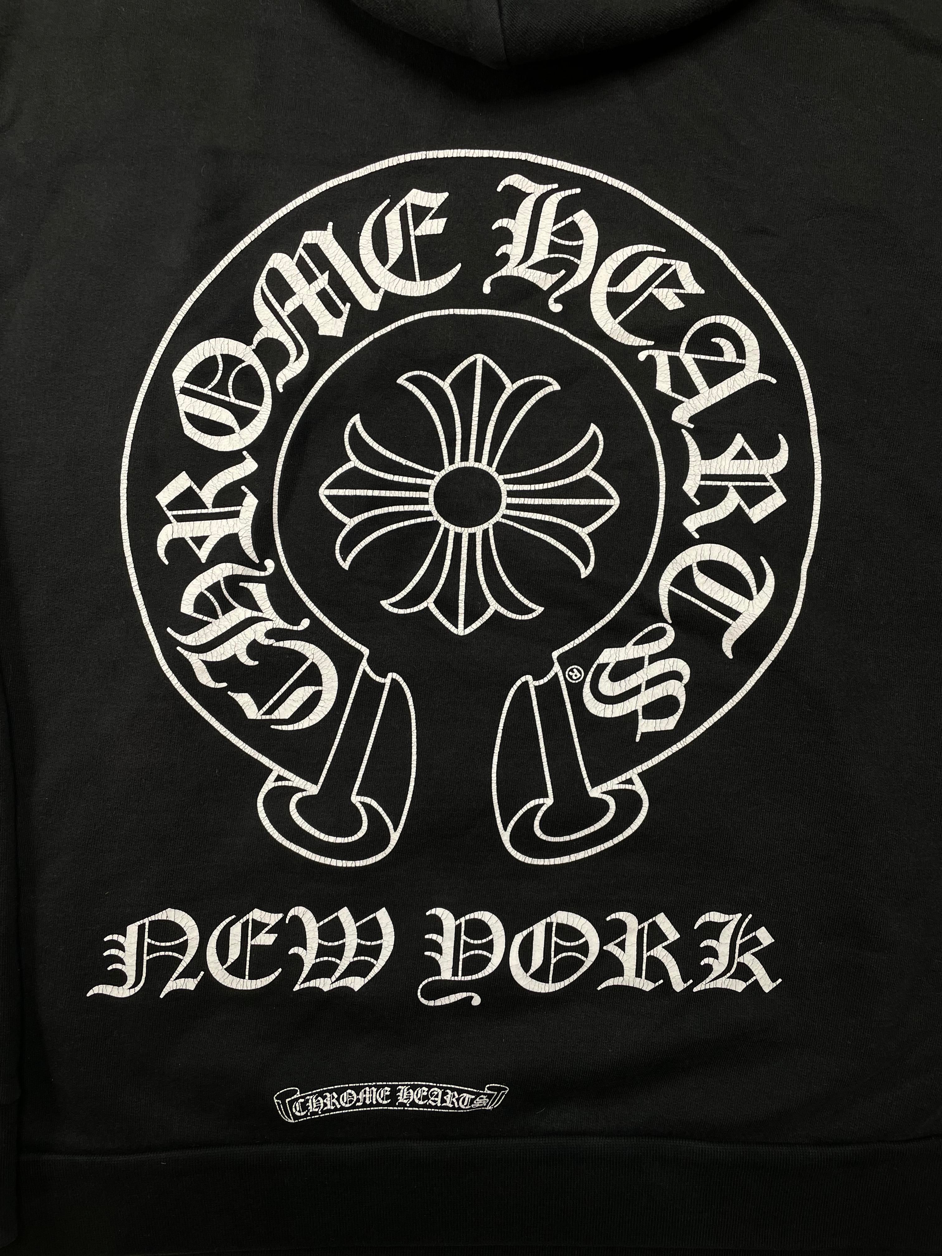 Chrome Hearts NY Horseshoe Black Hoodie