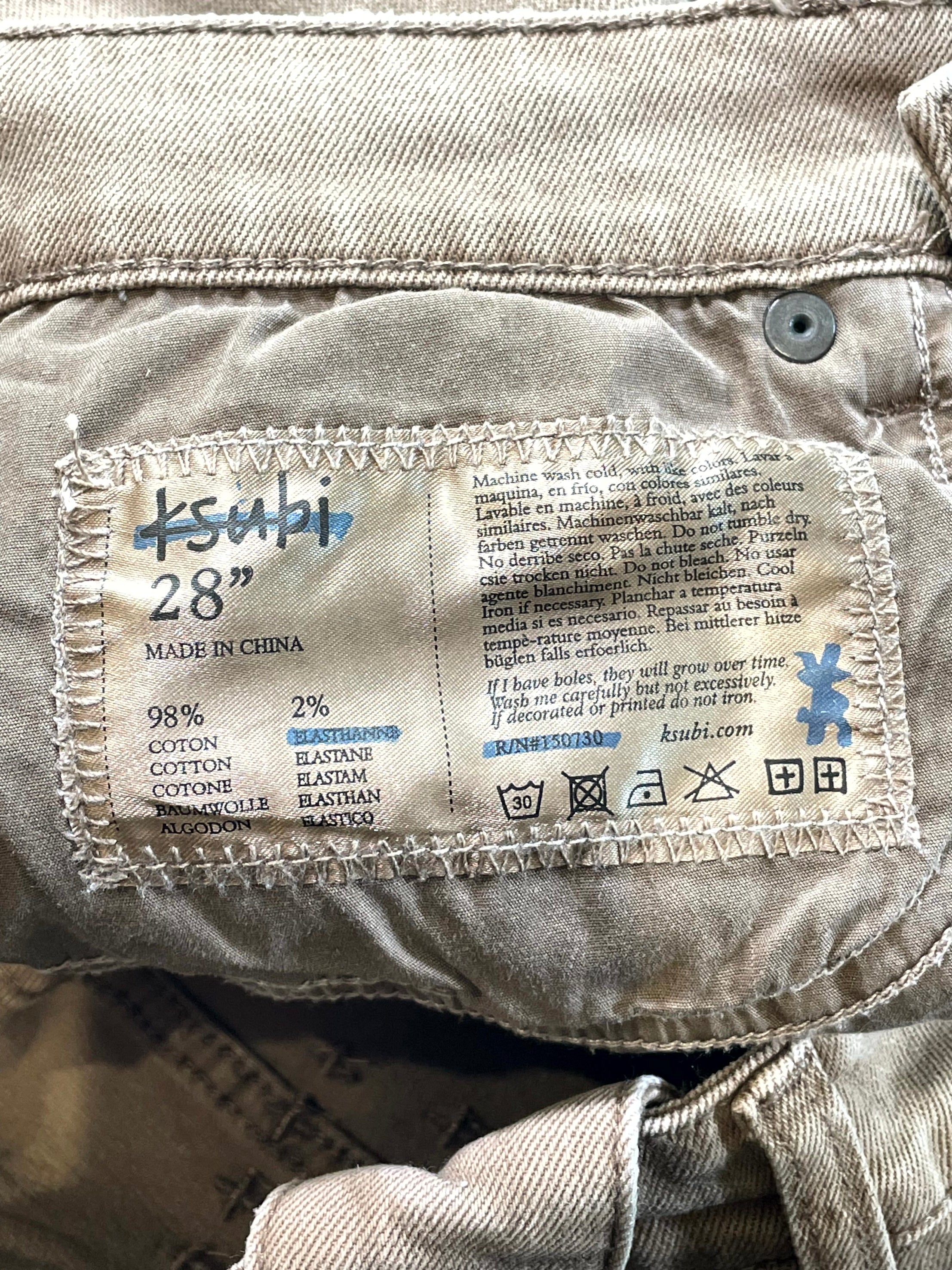 Ksubi Tan Jeans