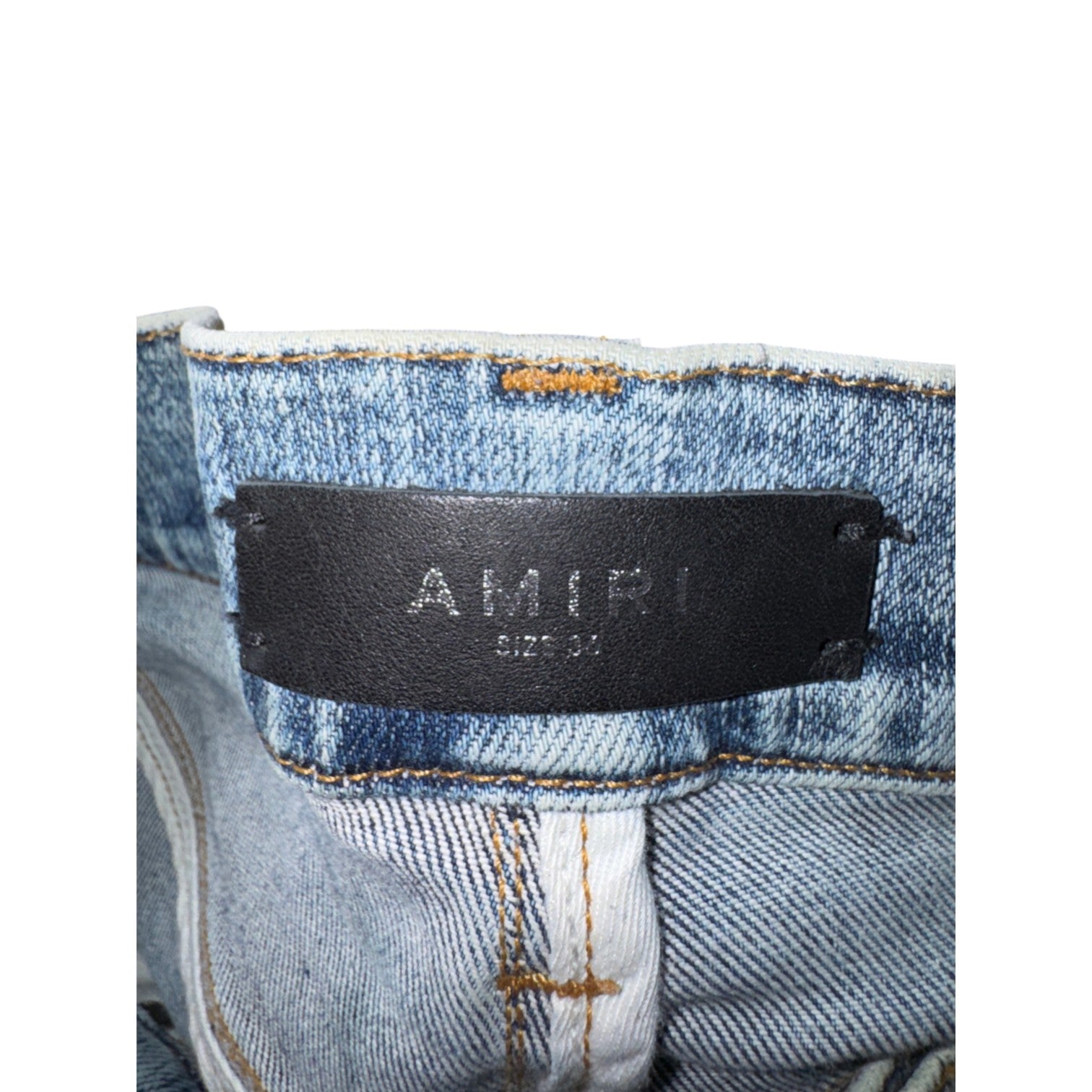 Amiri Side Logo Vintage Wash & Pink Jeans