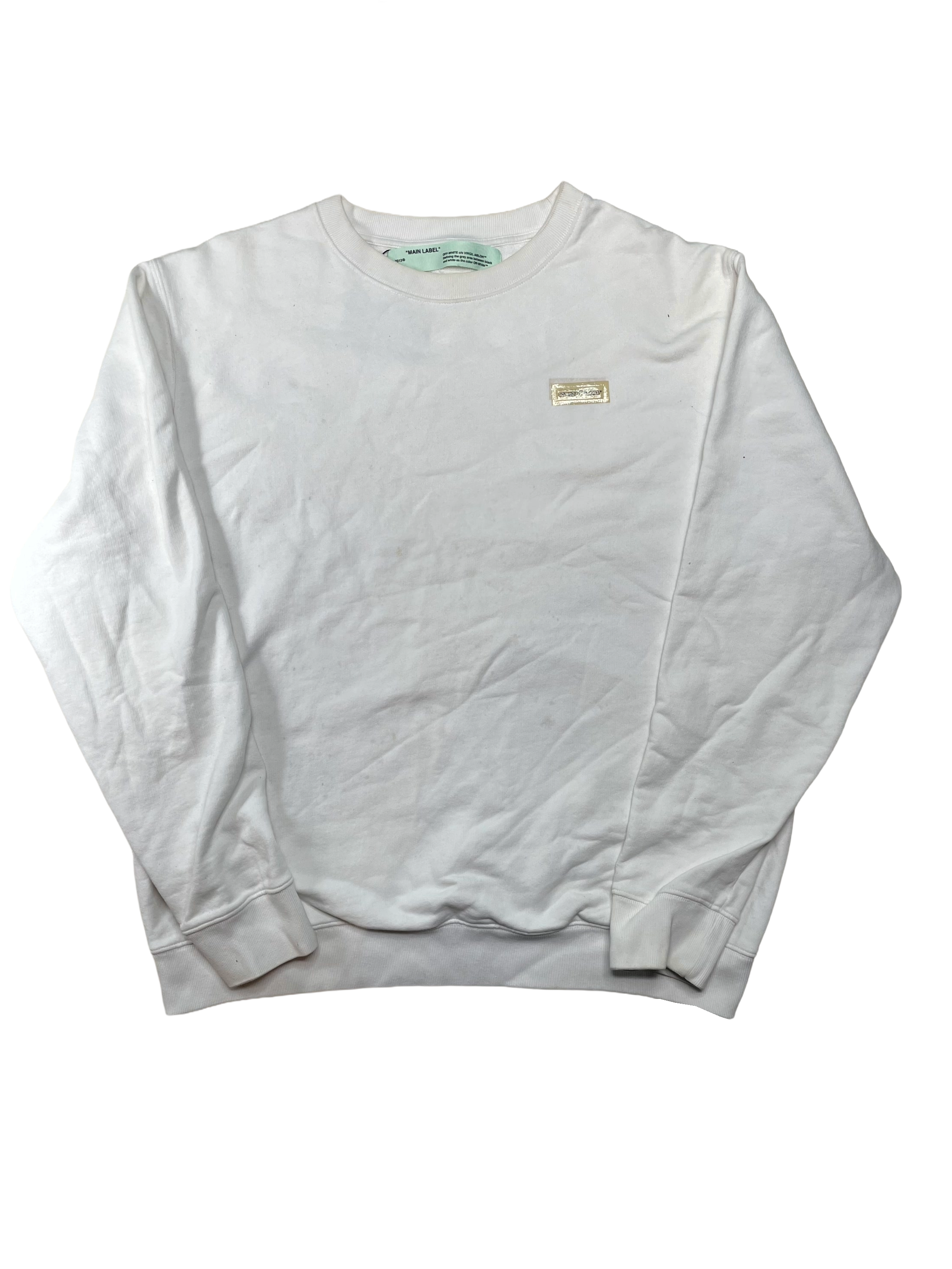 Off-White Small Logo White Crewneck