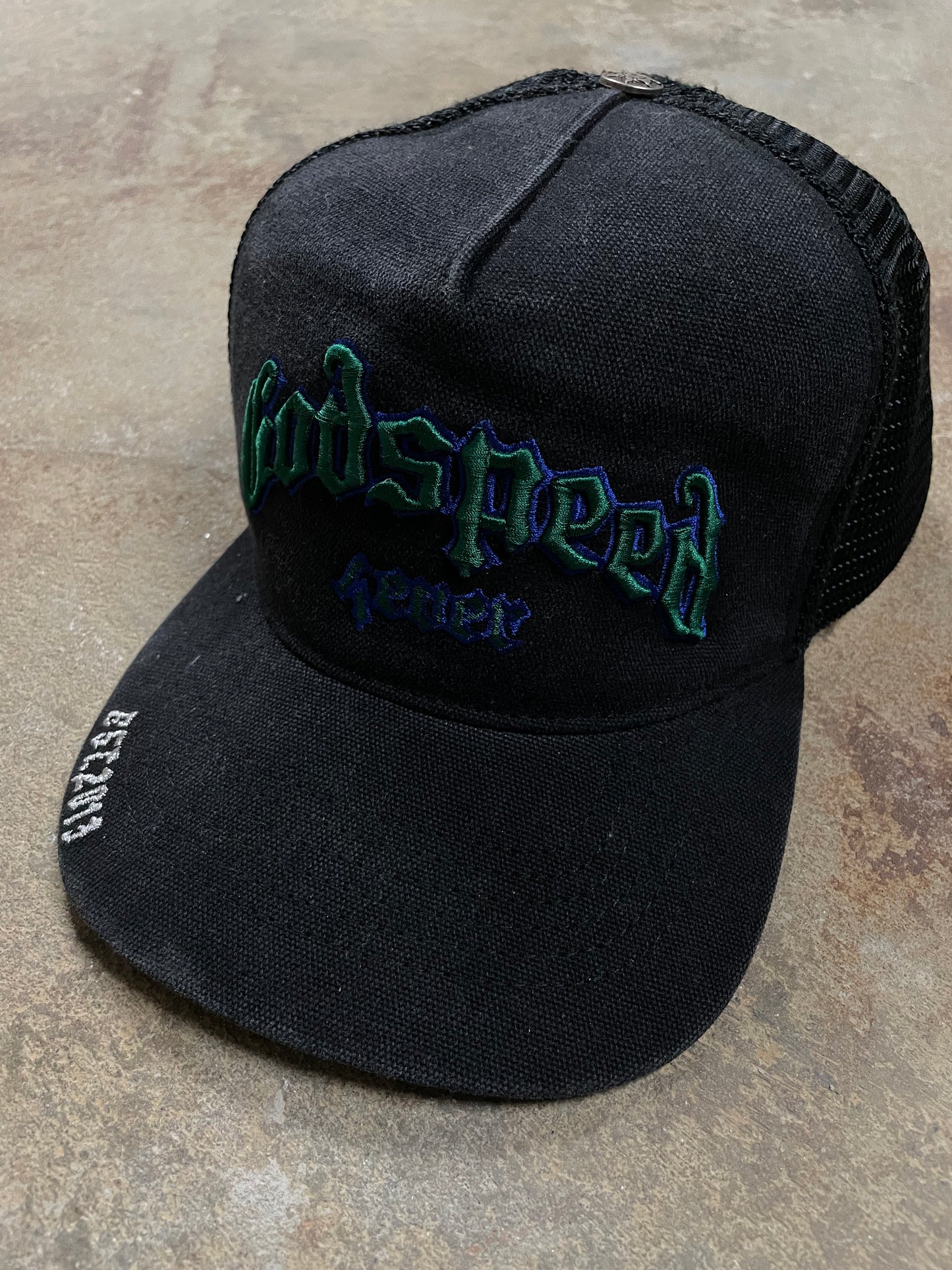 Godspeed Trucker Black Green Used OS