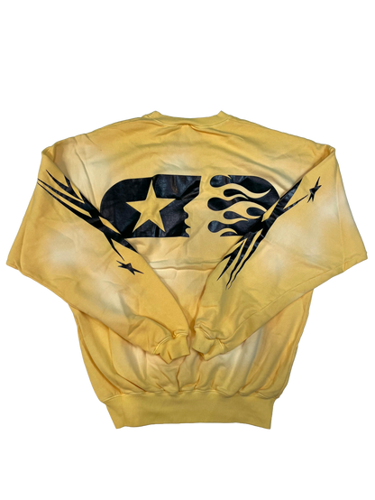 Hellstar Crewneck Yellow Sweater