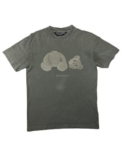 Palm Angels Olive Teddy Tee