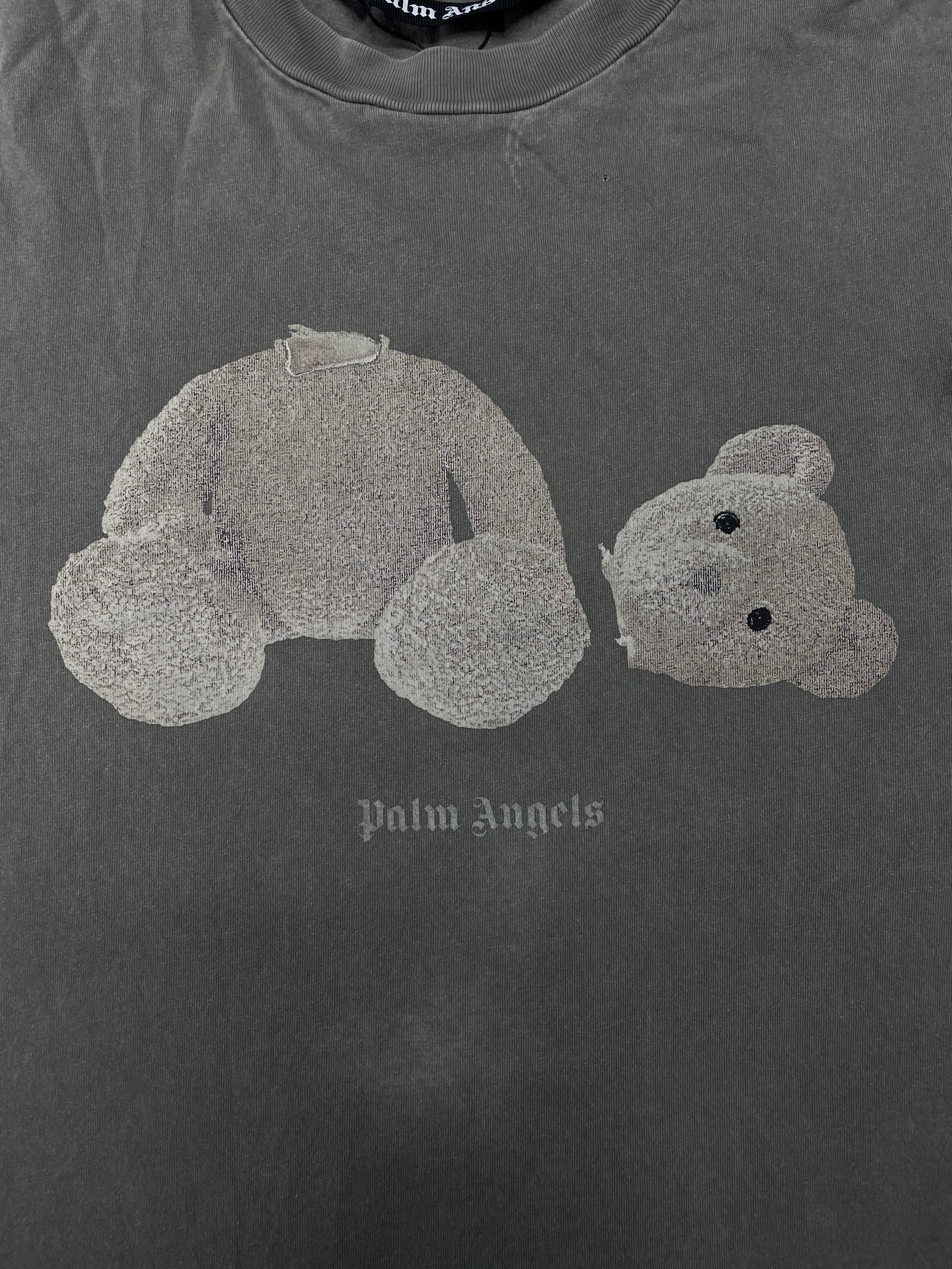Palm Angels Olive Teddy Tee