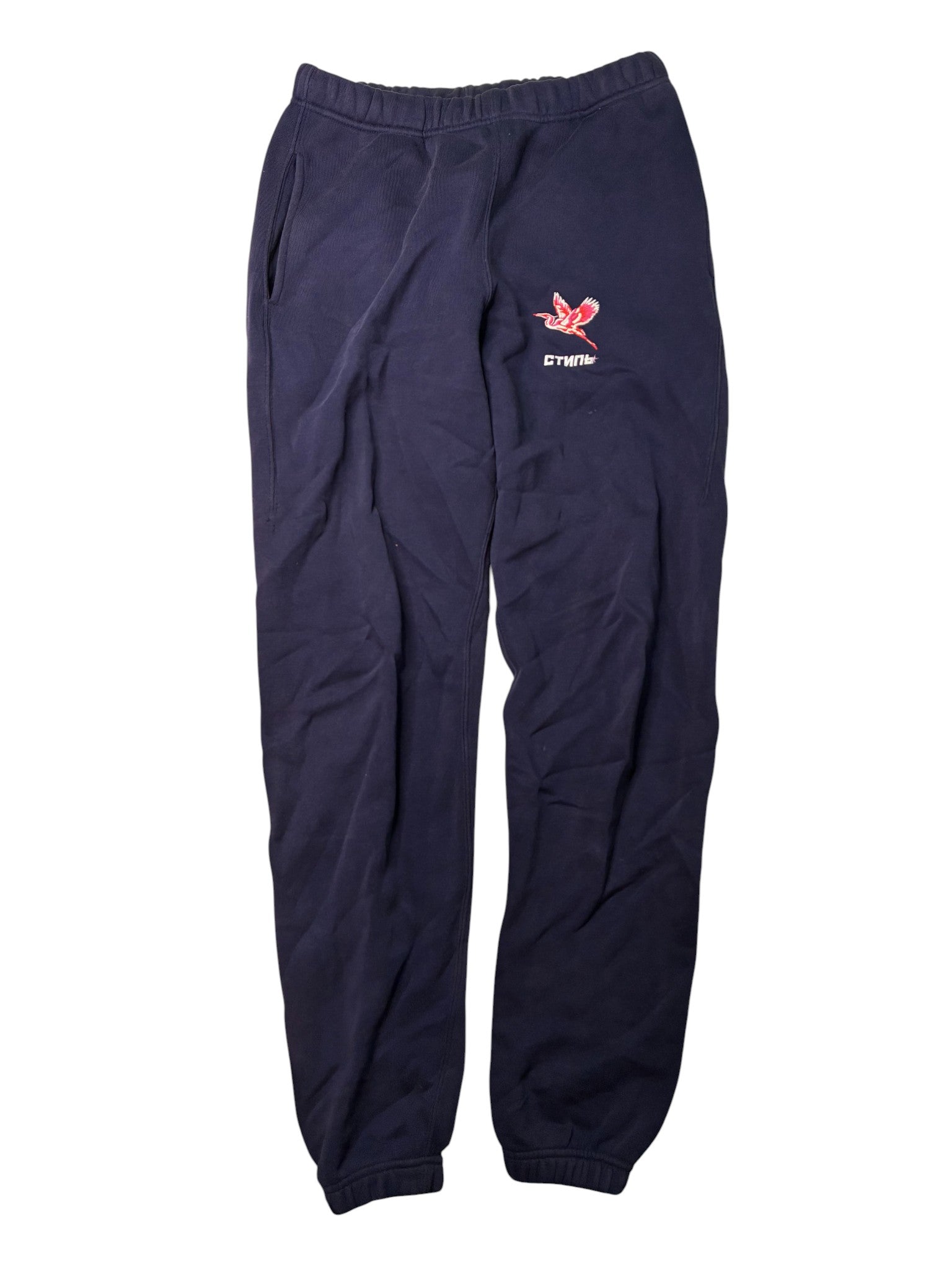 Heron Preston 'Bird' Navy Sweatpants