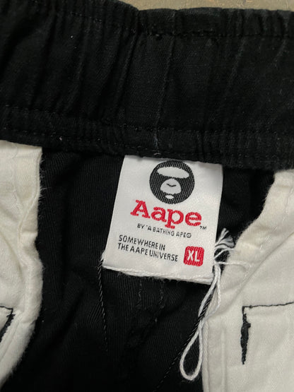 AAPE Cargo Pants Black Yellow XL Used