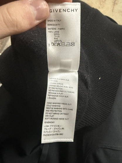 Givenchy Zip Up Hoodie Fleece Black Yellow Used Medium (Fits XL)