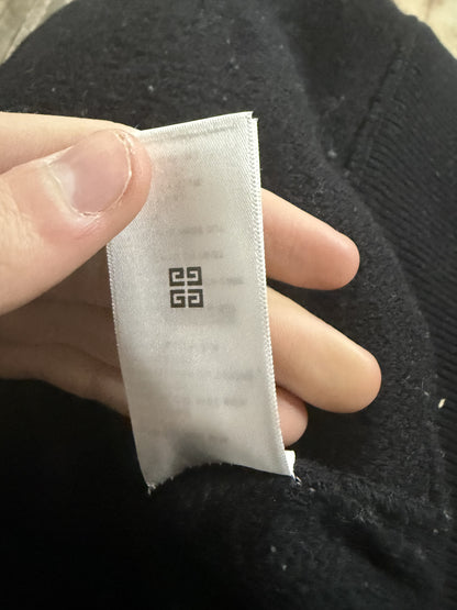 Givenchy Zip Up Hoodie Fleece Black Yellow Used Medium (Fits XL)
